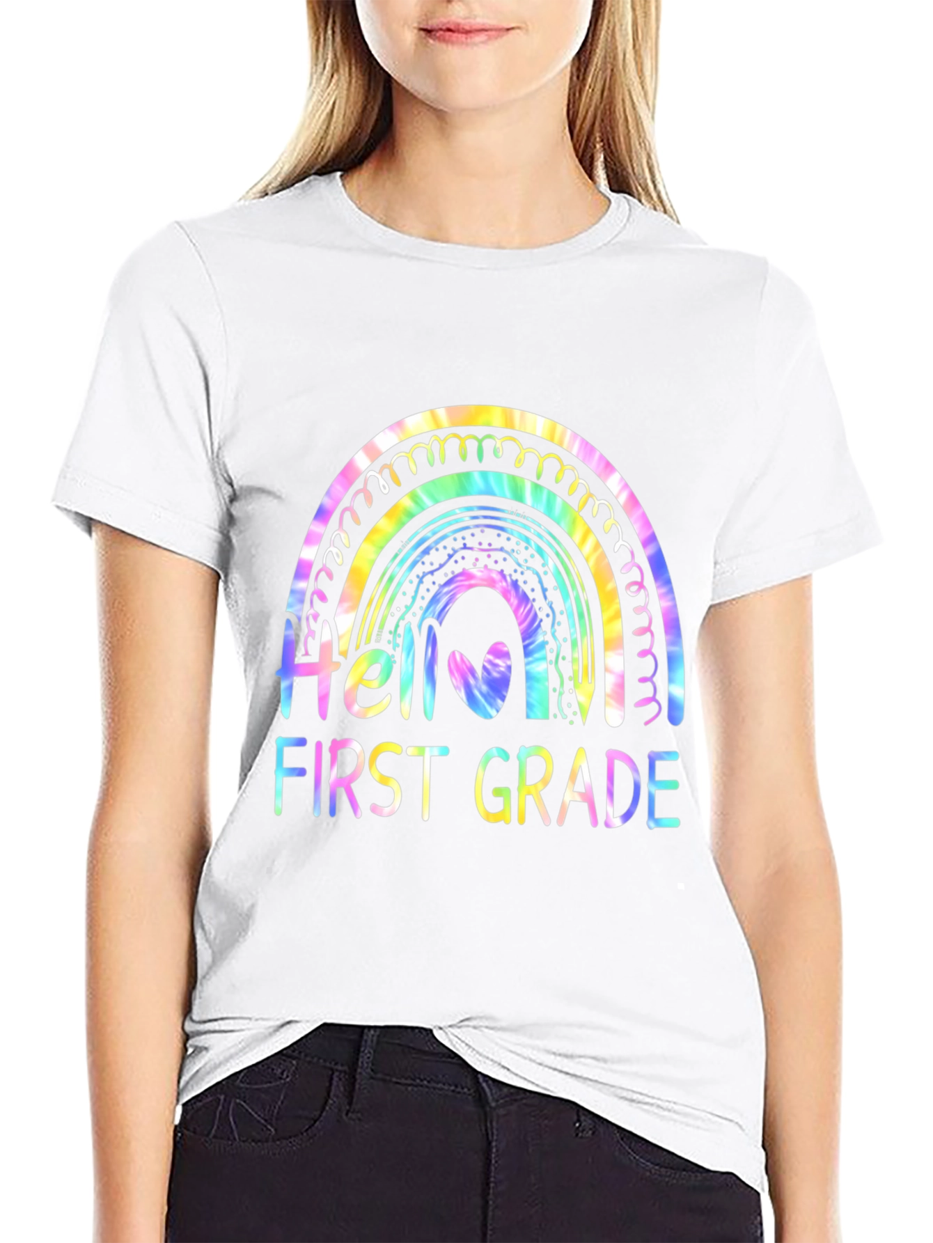 Hello First Grade Rainbow T-Shirt