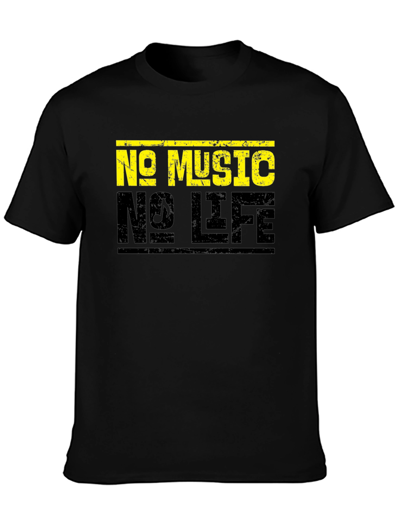 No Music No Life Graphic T-Shirt