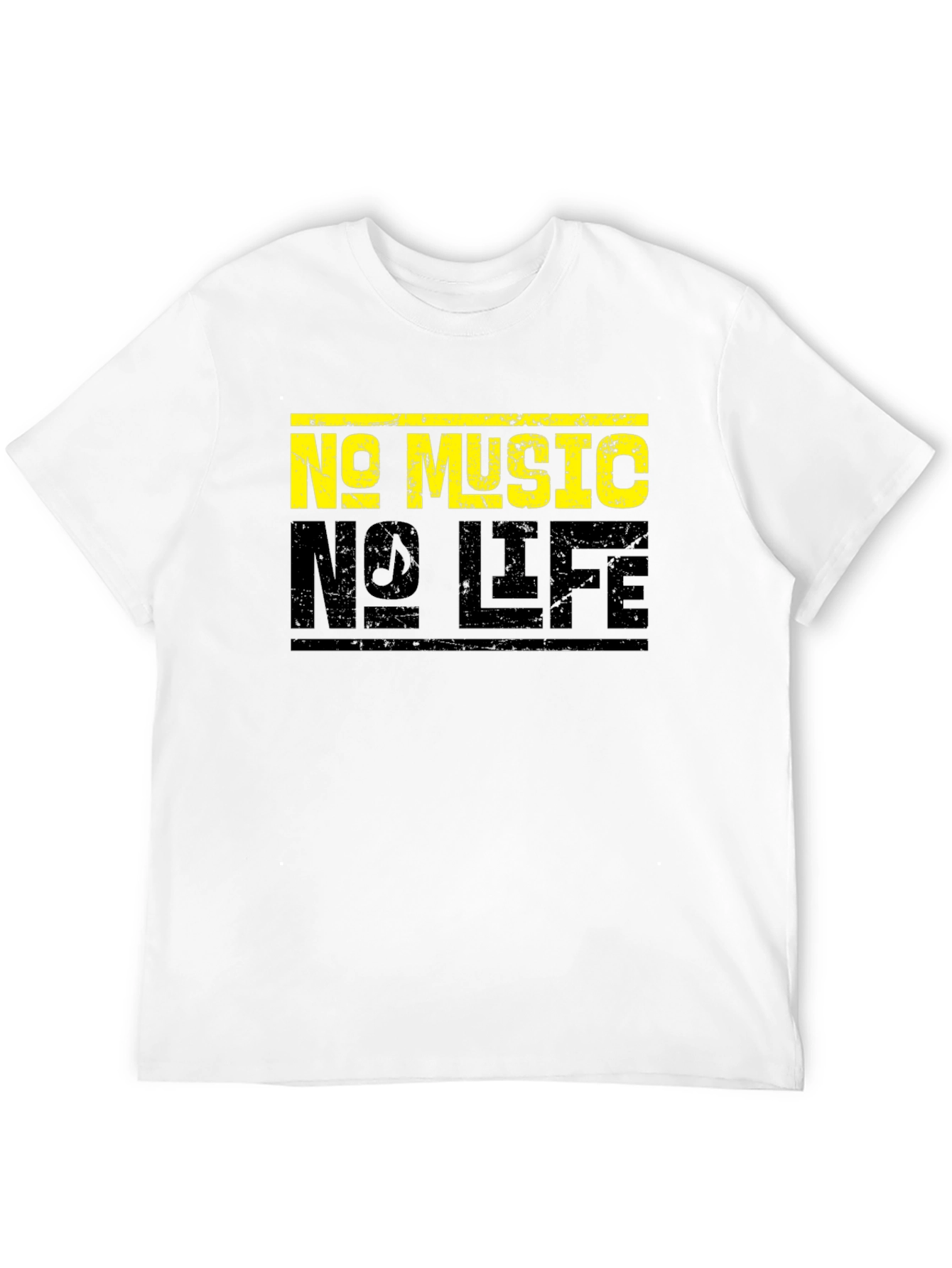 No Music No Life Graphic T-Shirt