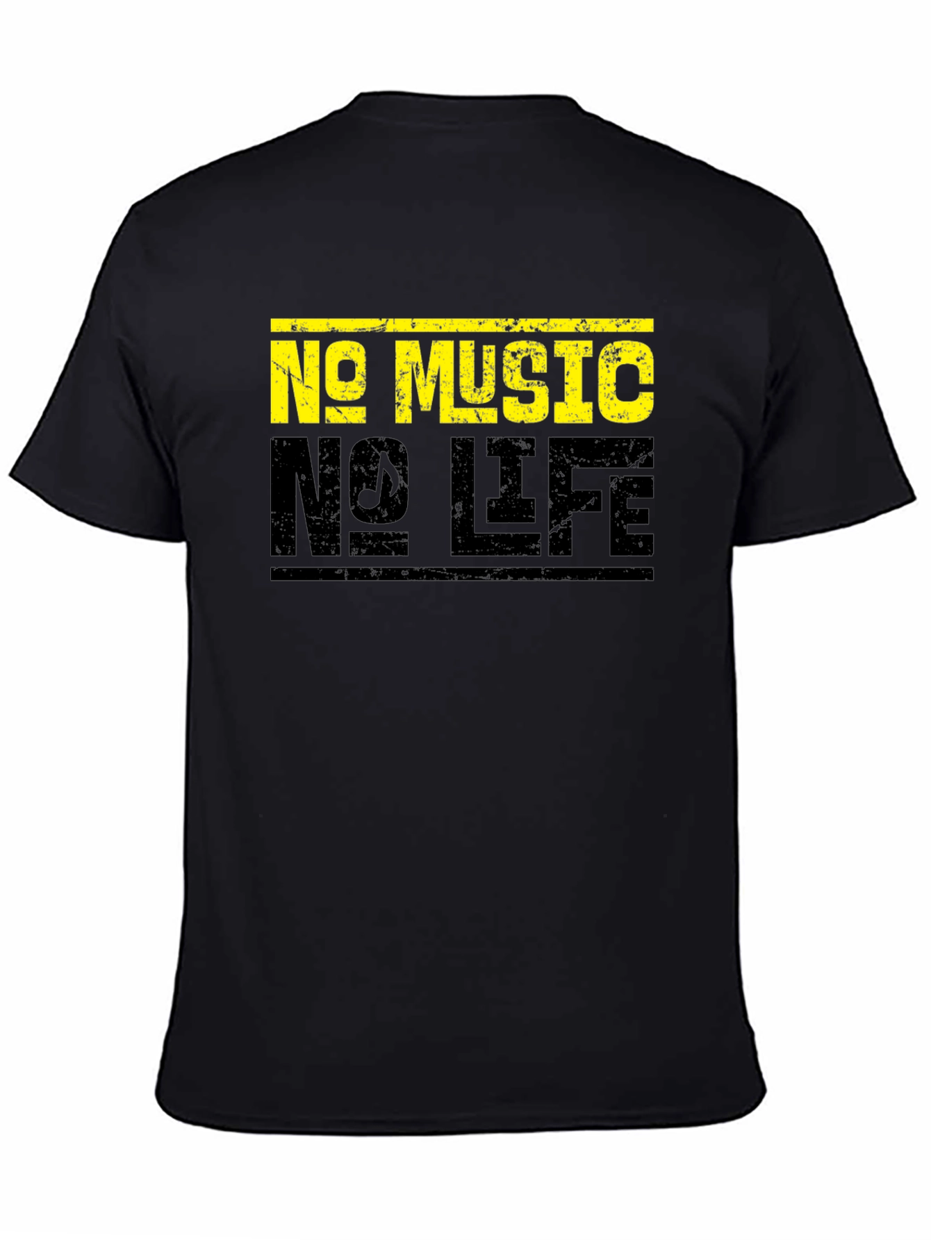 No Music No Life Graphic T-Shirt