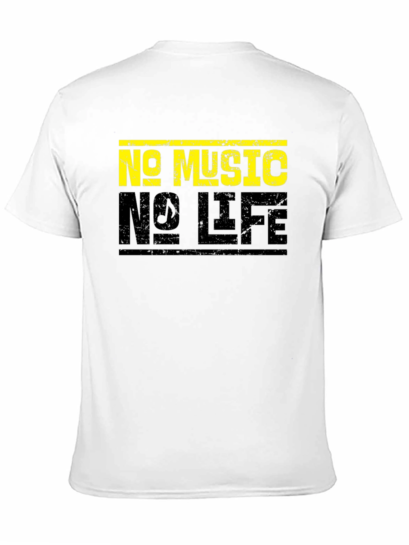 No Music No Life Graphic T-Shirt