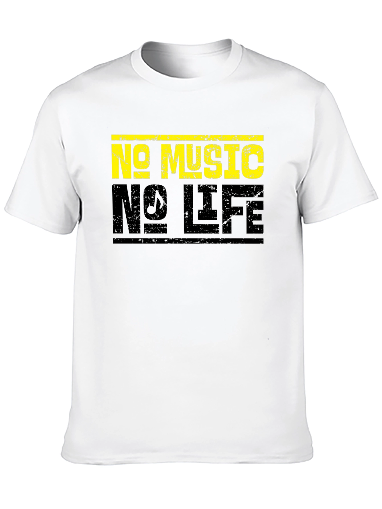 No Music No Life Graphic T-Shirt