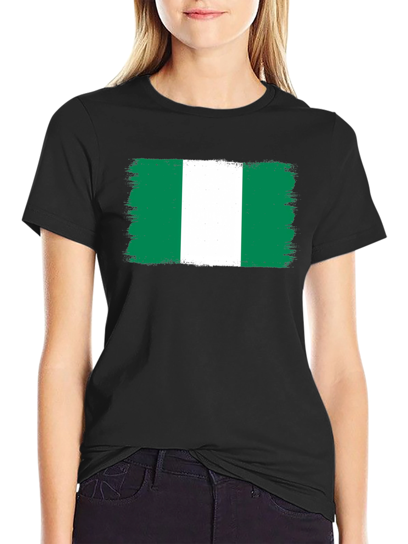 Nigeria Flag T-Shirt - Green White Green