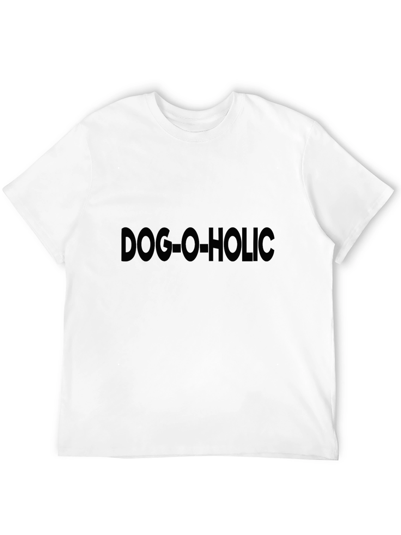 Dog-O-Holic Black Graphic Tee