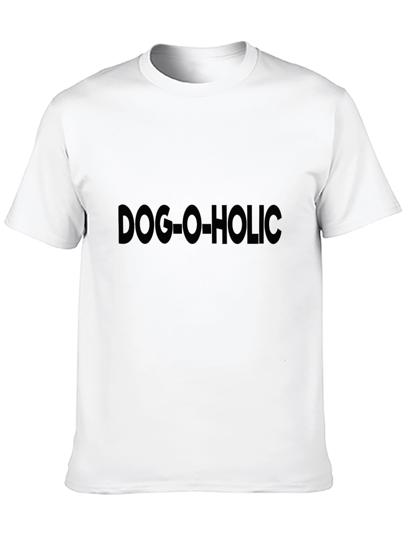 Dog-O-Holic Black Graphic Tee