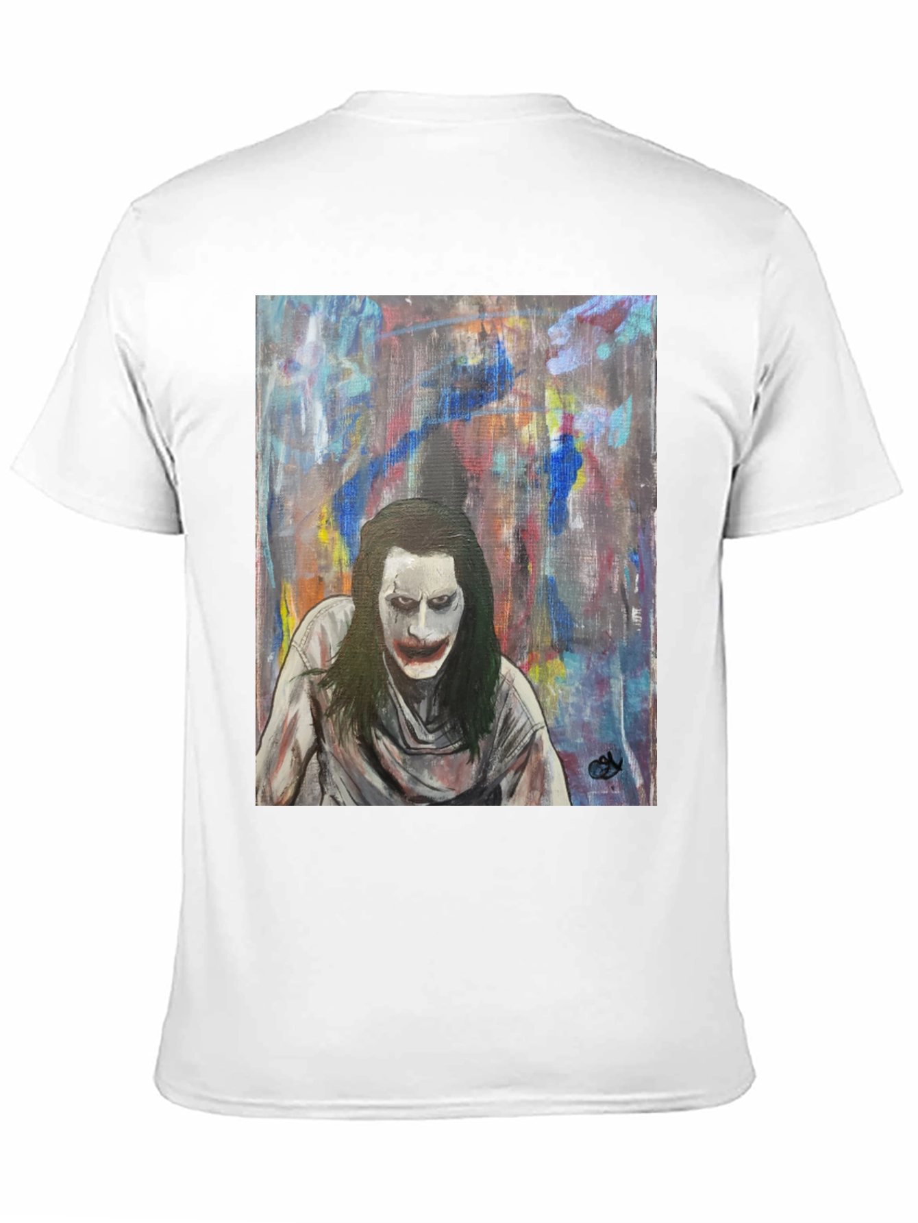Joker Art Graphic Tee - Mens Black T-Shirt