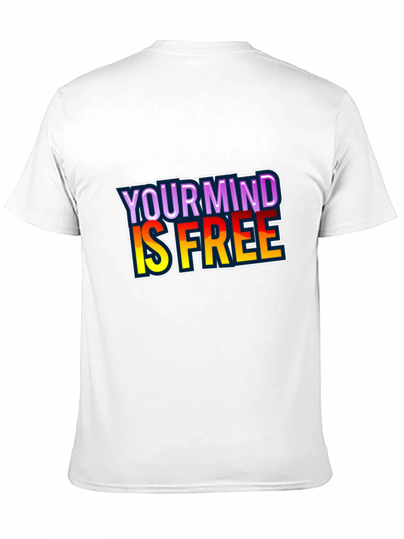 Your Mind Is Free Black T-Shirt