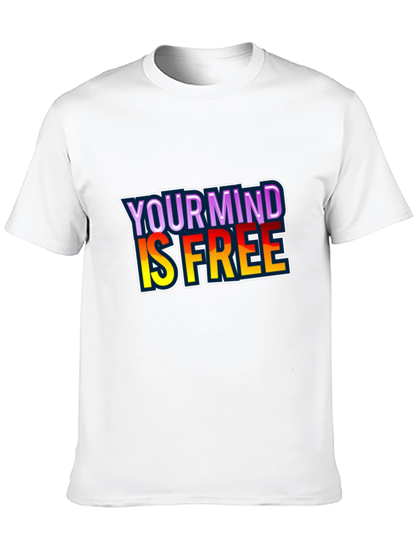 Your Mind Is Free Black T-Shirt