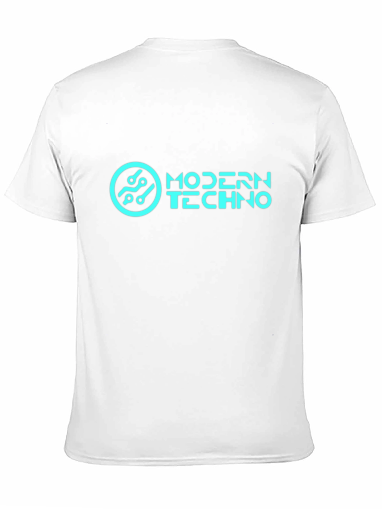 Modern Techno Graphic T-Shirt - Black