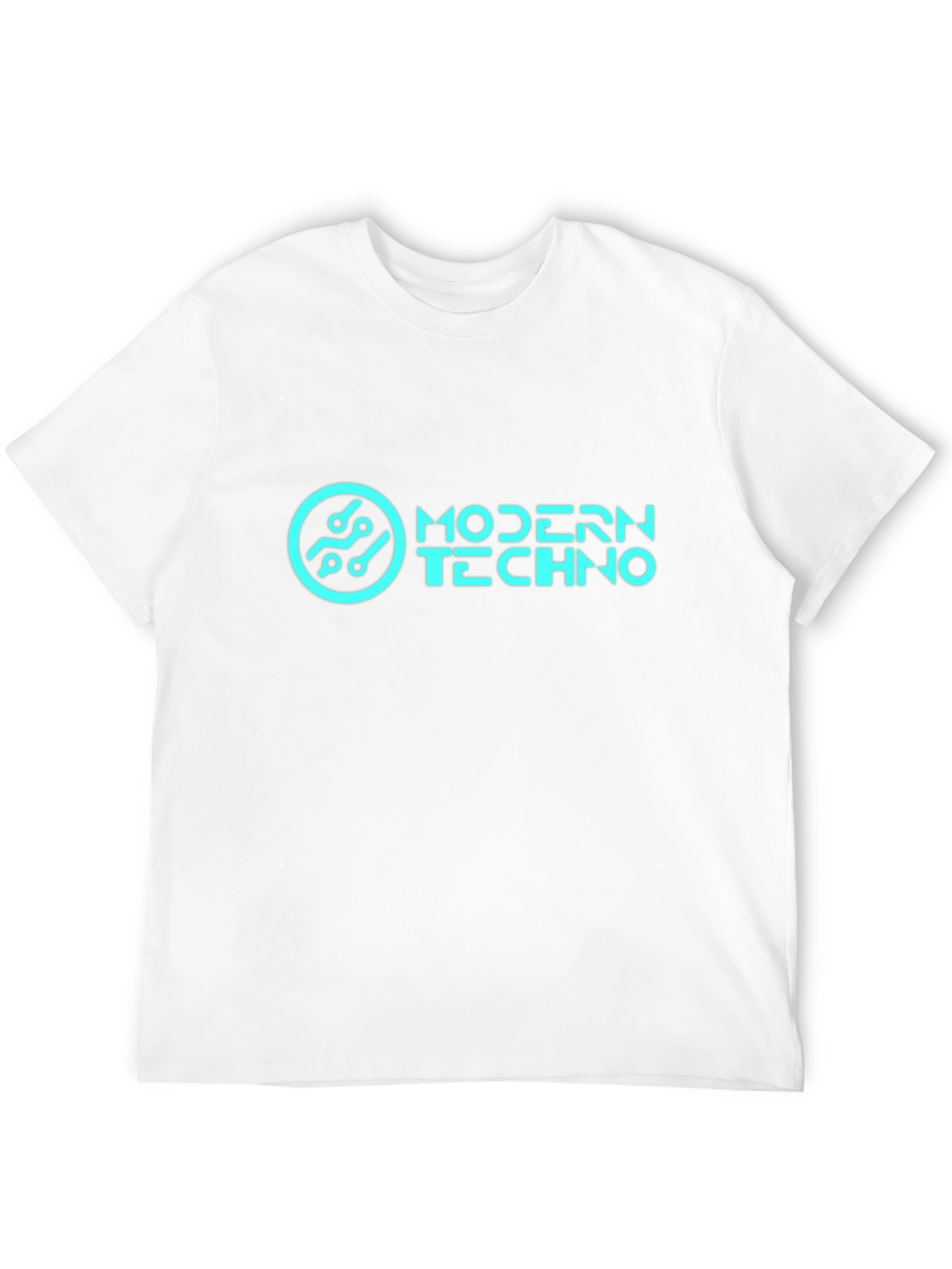 Modern Techno Graphic T-Shirt - Black