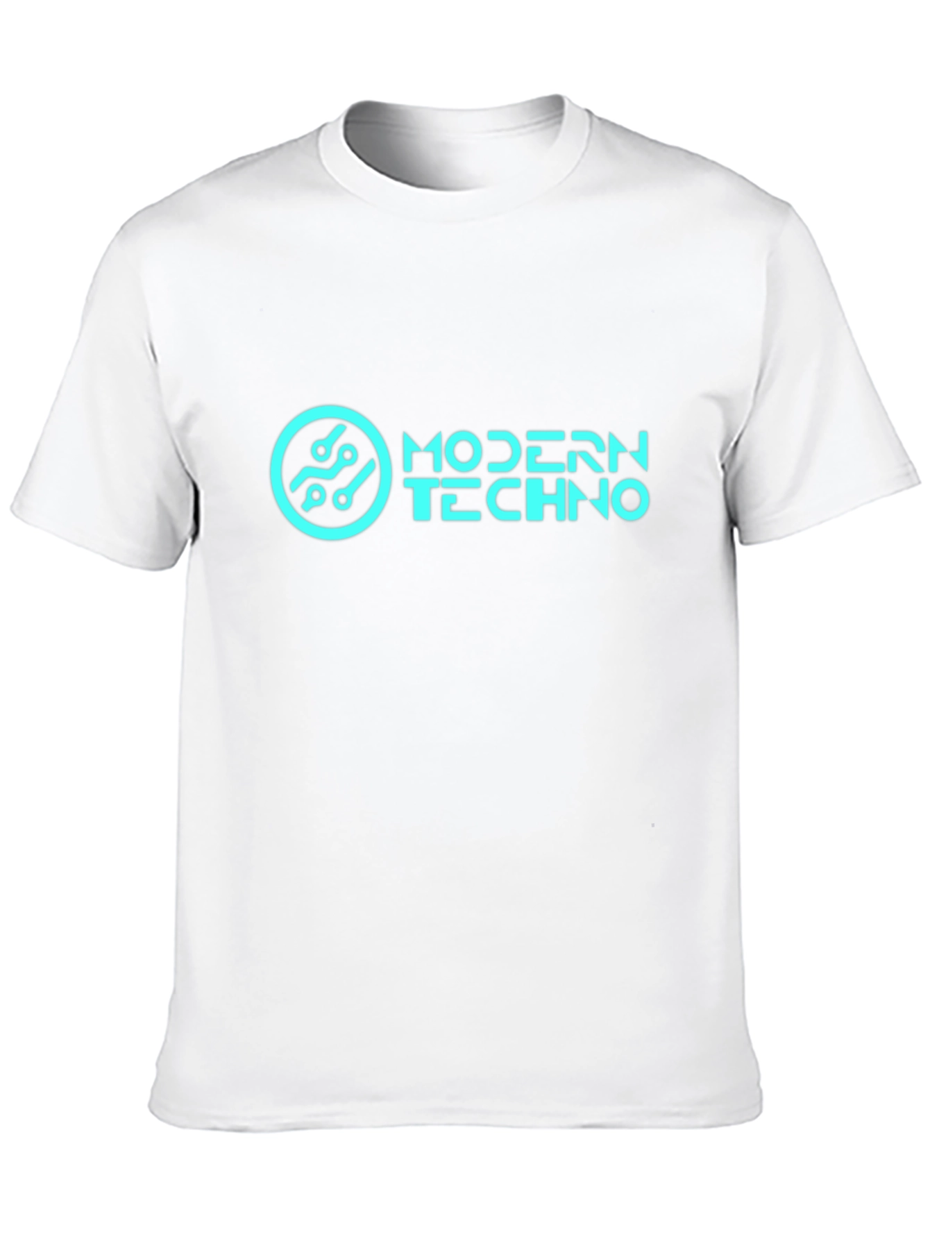 Modern Techno Graphic T-Shirt - Black