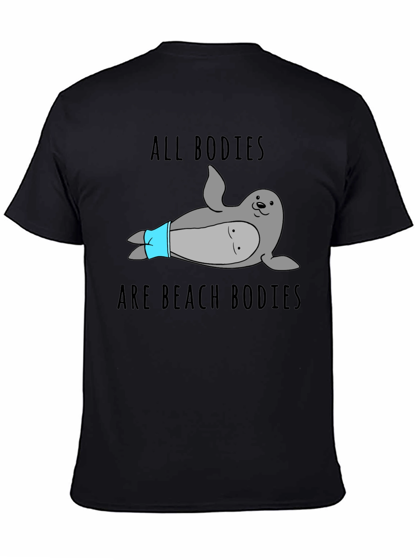 Funny All Bodies Beach Bodies Seal T-Shirt