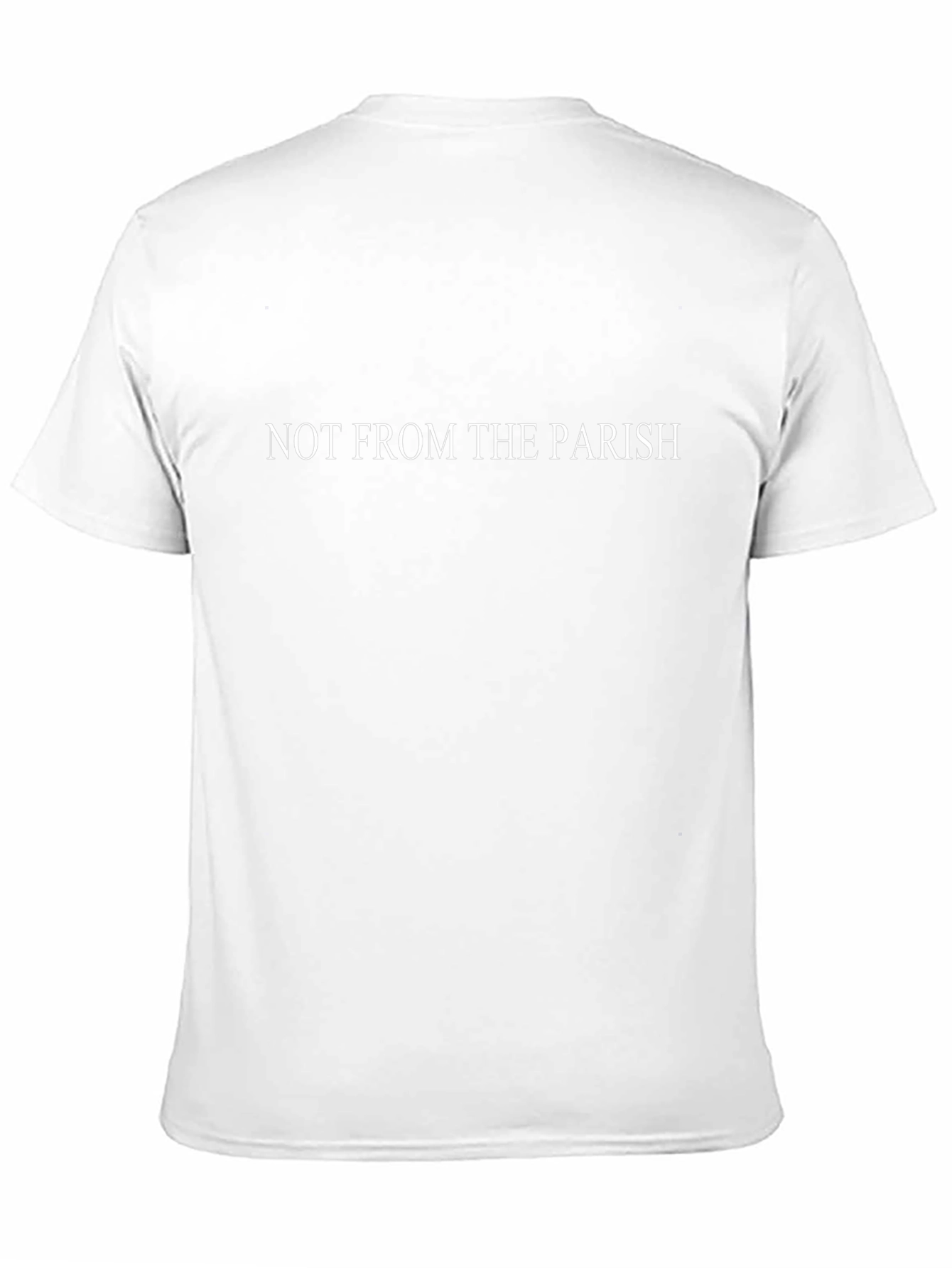 Not From the Parish Black Graphic Tee