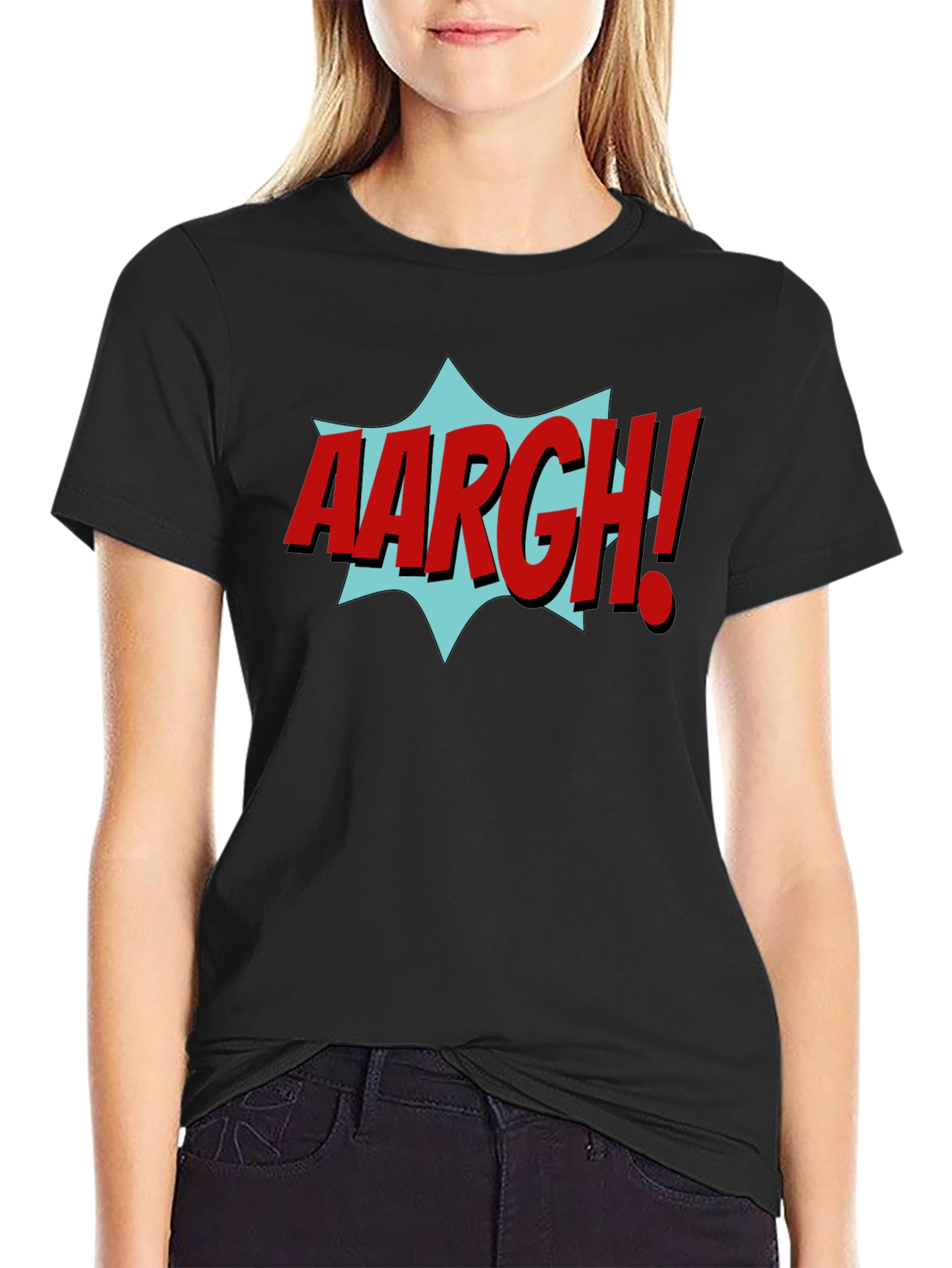 AARGH! Graphic Print T-Shirt