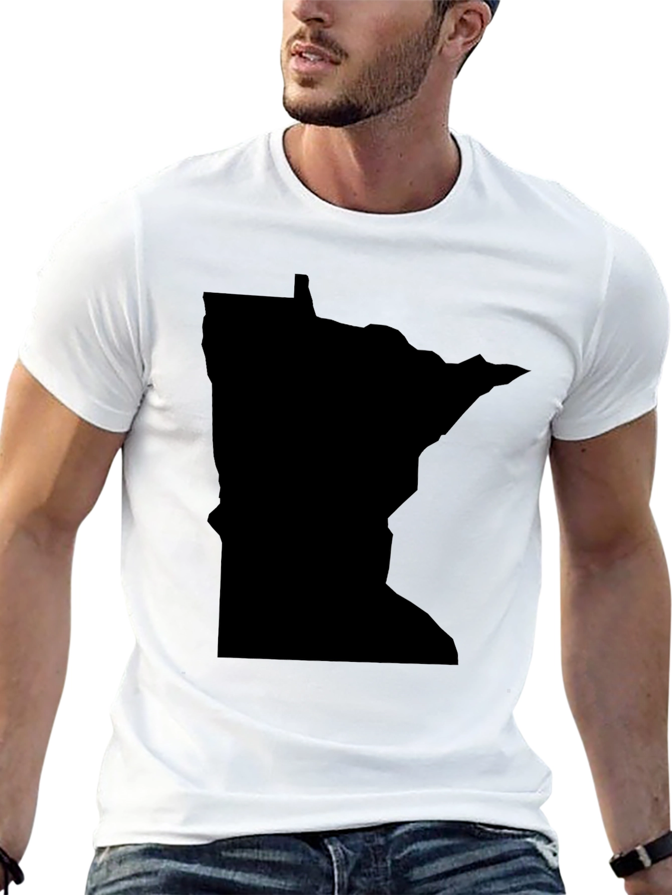 Minnesota State Pride Black T-Shirt