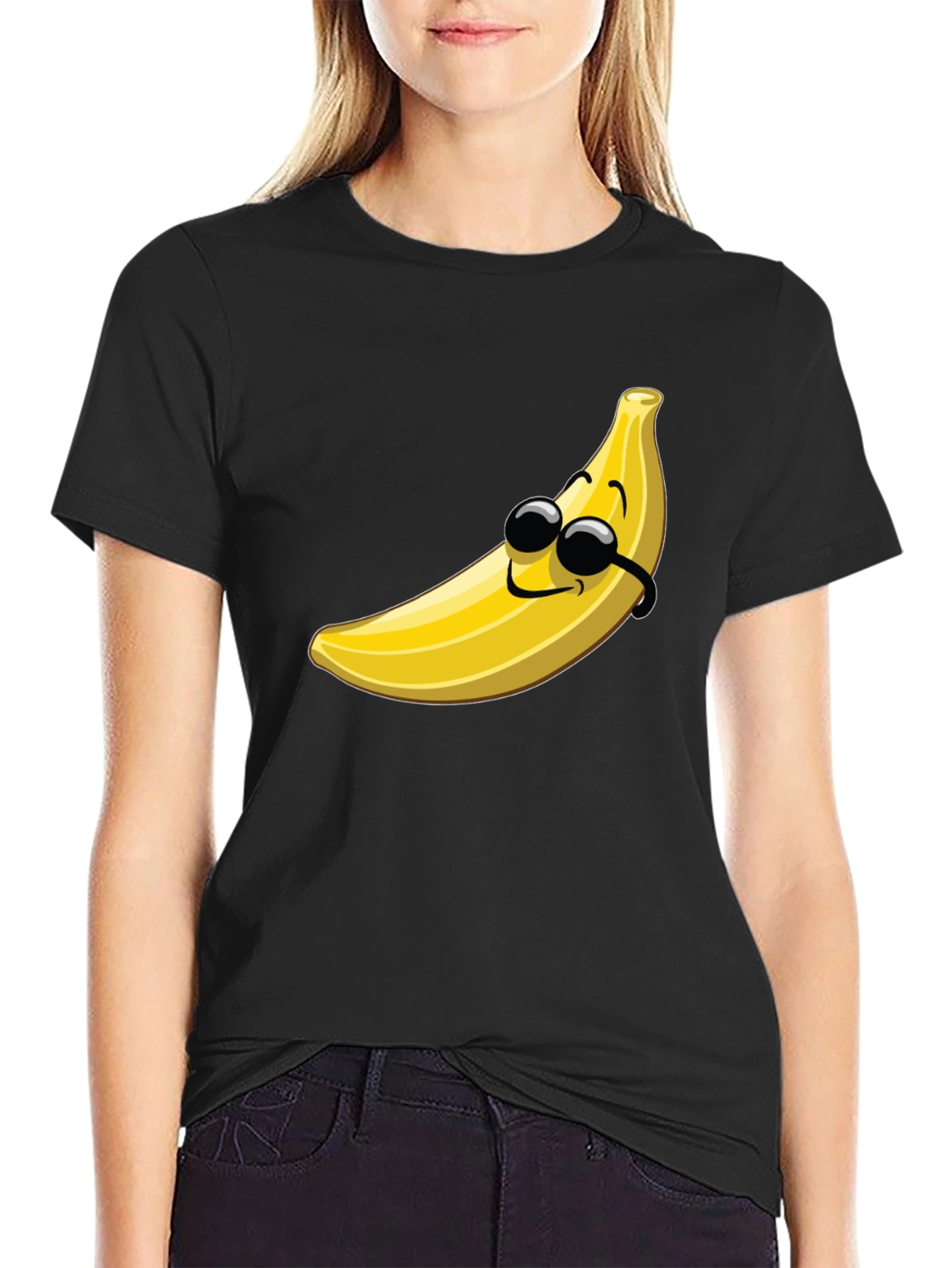 Cool Banana Graphic T-Shirt - Black