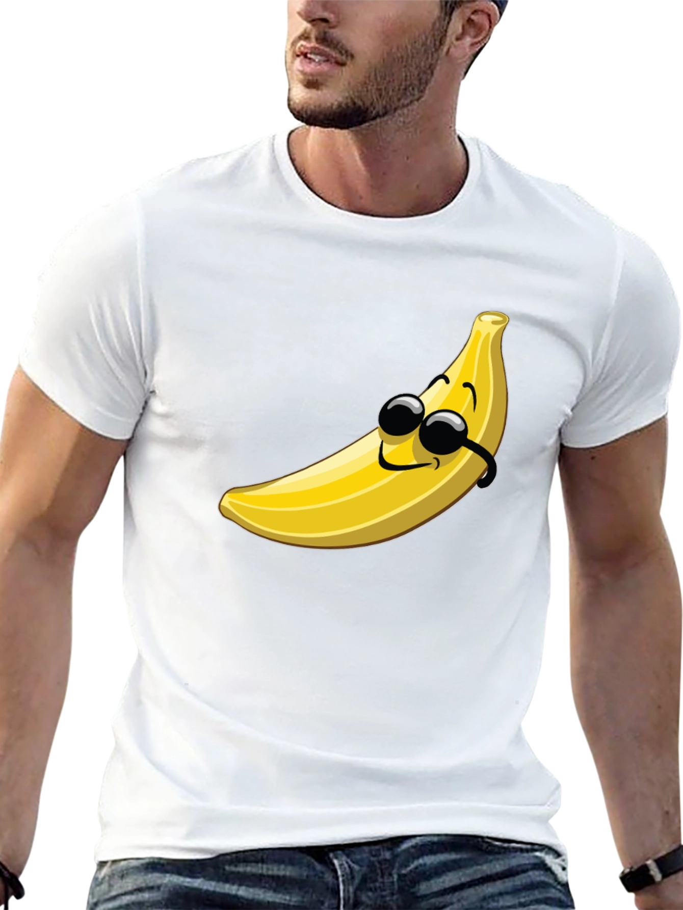 Cool Banana Graphic T-Shirt - Black