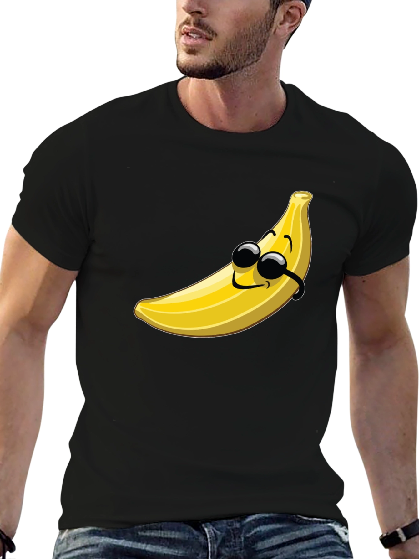 Cool Banana Graphic T-Shirt - Black