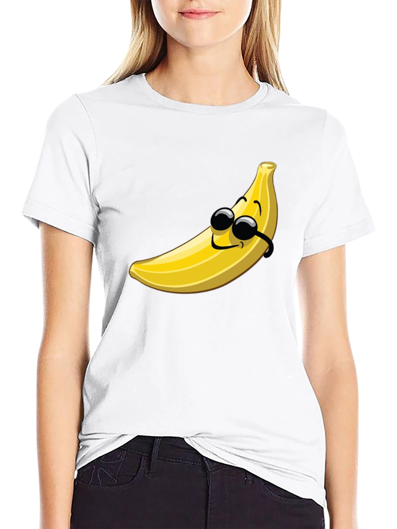 Cool Banana Graphic T-Shirt - Black