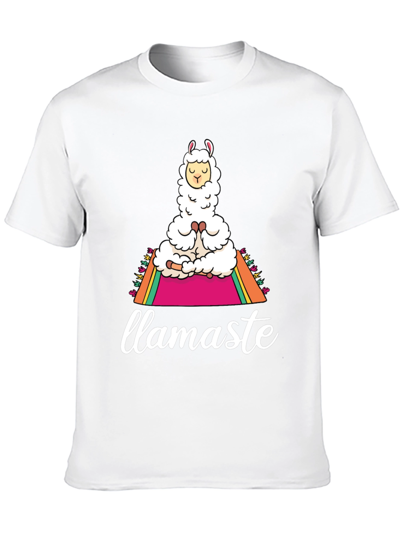 Llamaste Yoga Black Tee