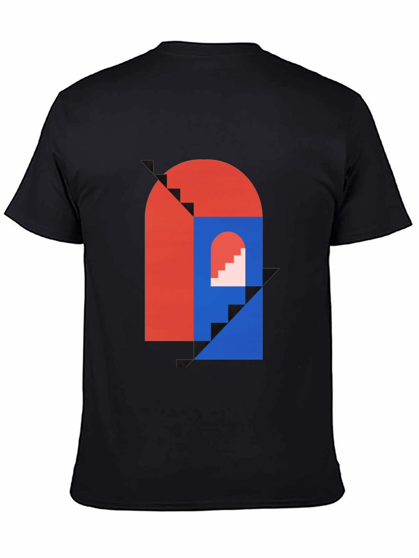 Modern Art Graphic Tee - Geometric Design