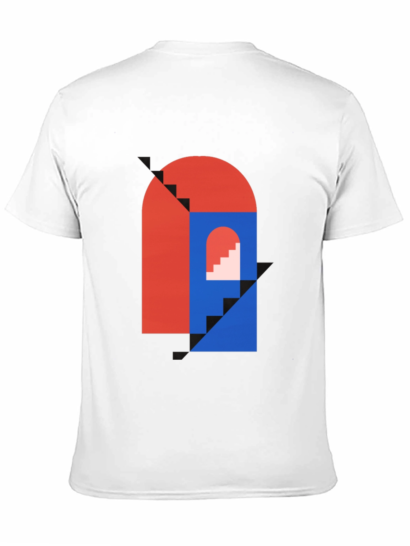 Modern Art Graphic Tee - Geometric Design