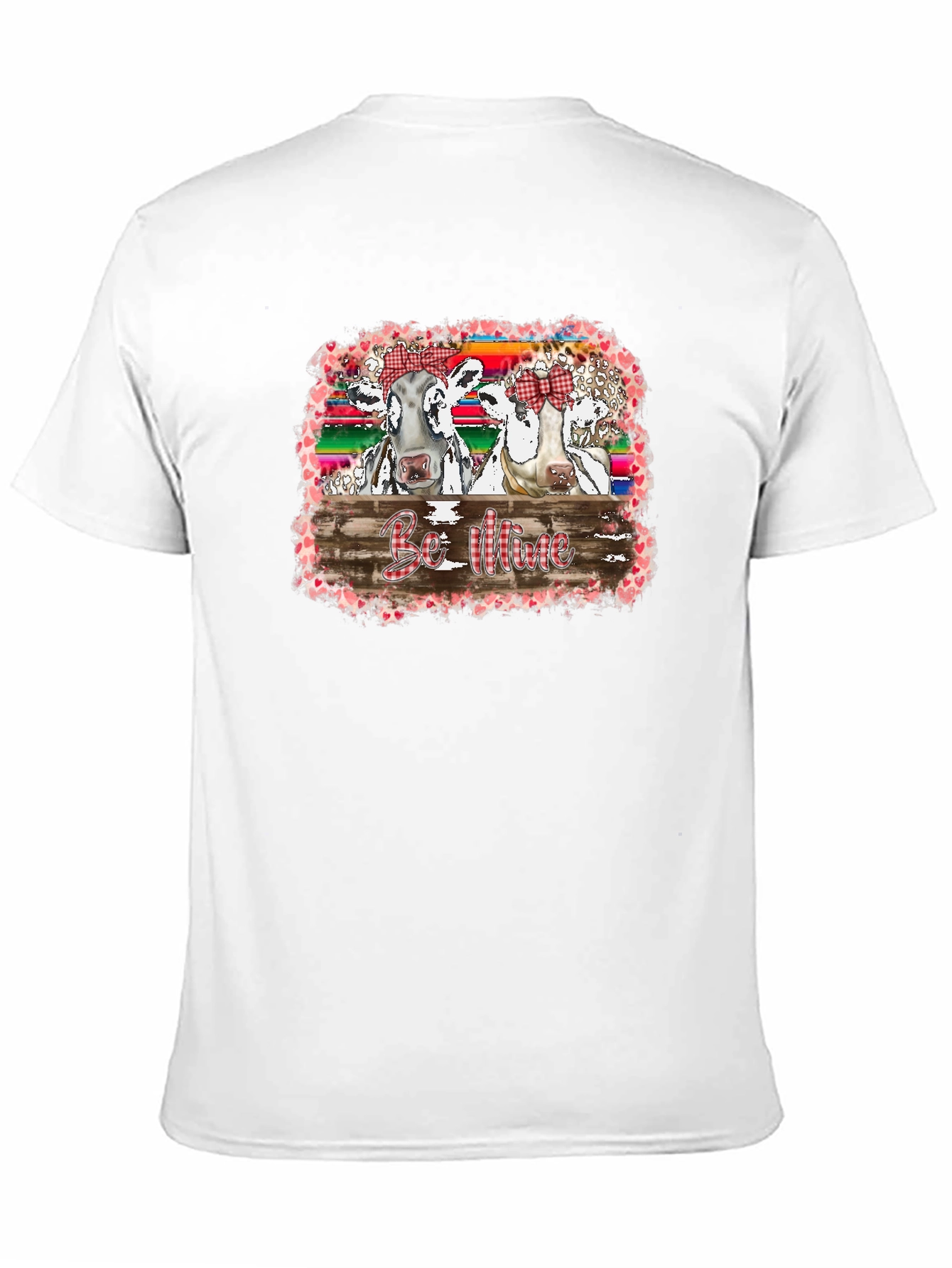 Cow Valentines Day T-Shirt - Be Mine