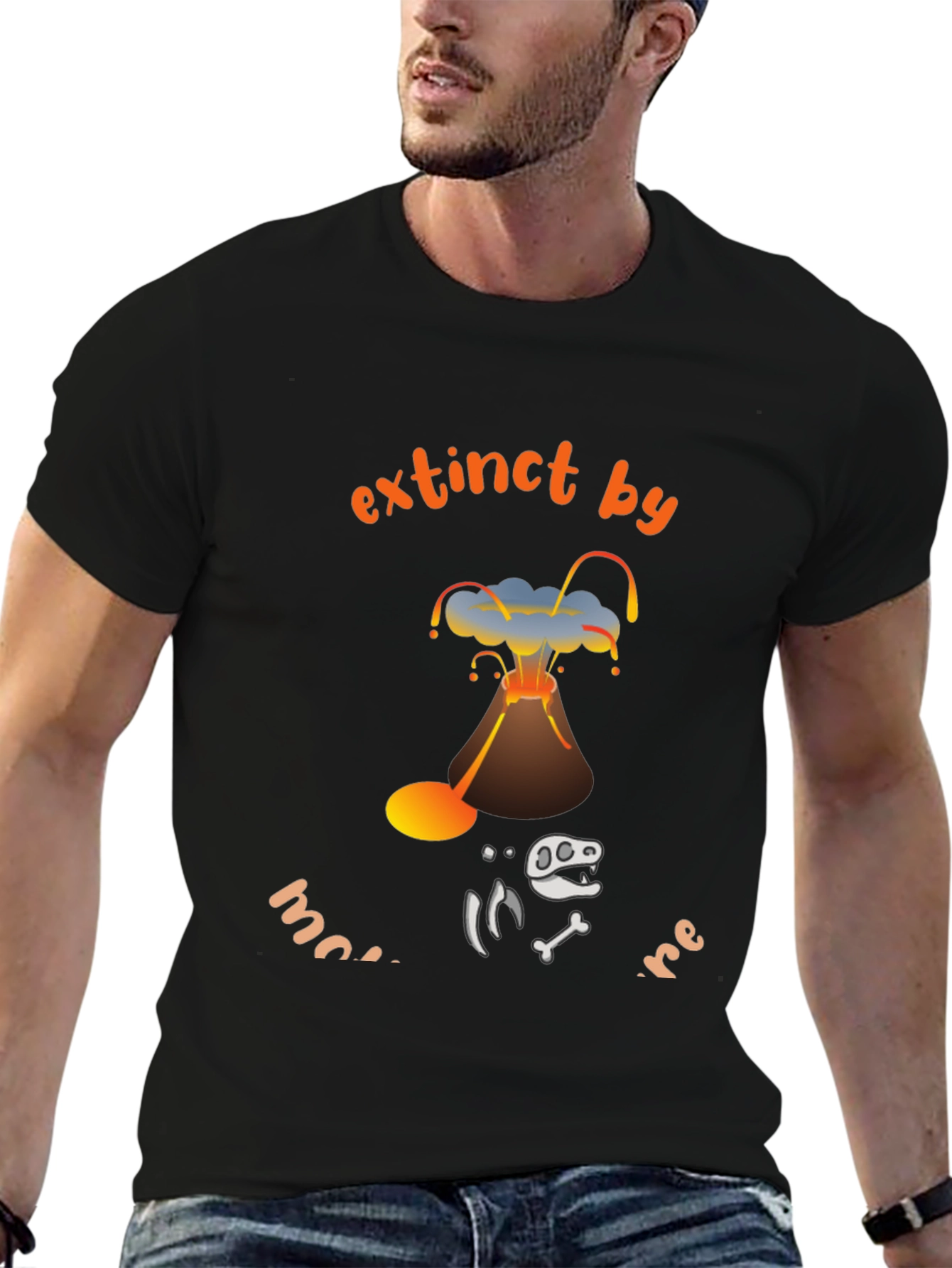 Extinct By Meteor Graphic T-Shirt