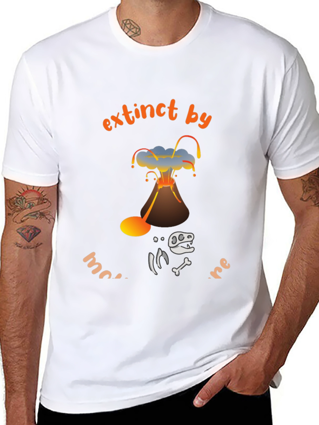 Extinct By Meteor Graphic T-Shirt