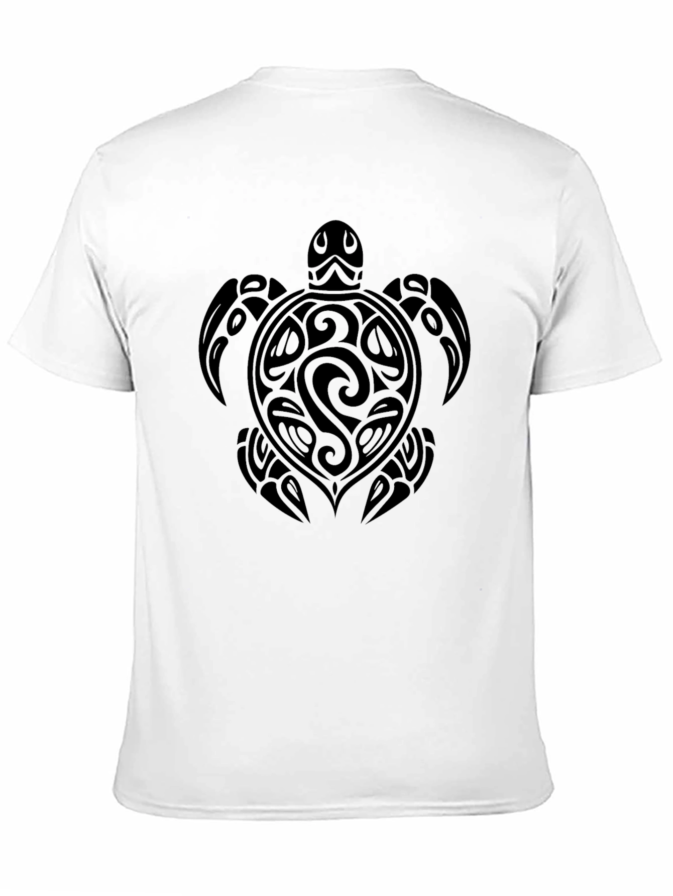 Tribal Turtle Graphic Tee - Black