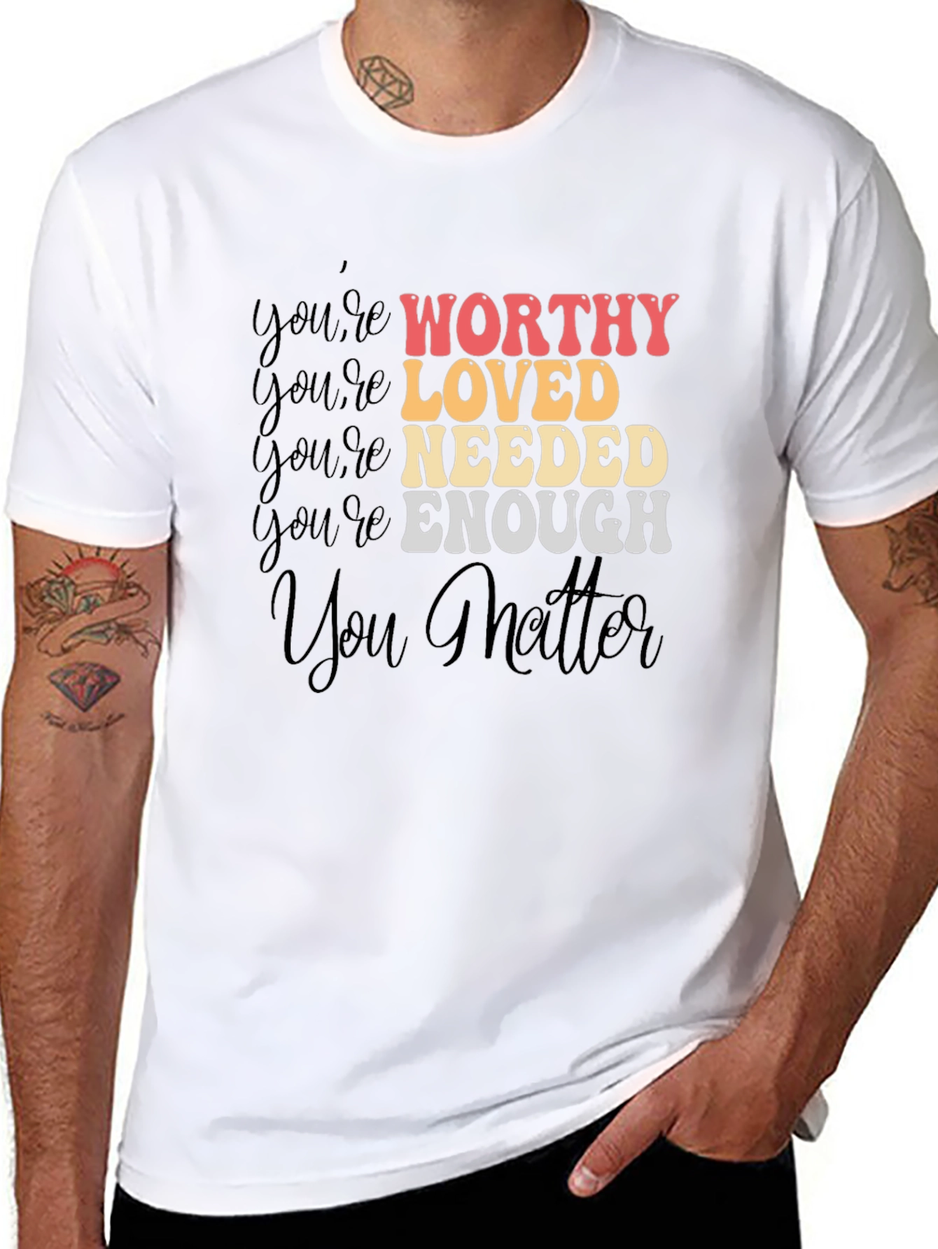Motivational Affirmation Graphic Tee