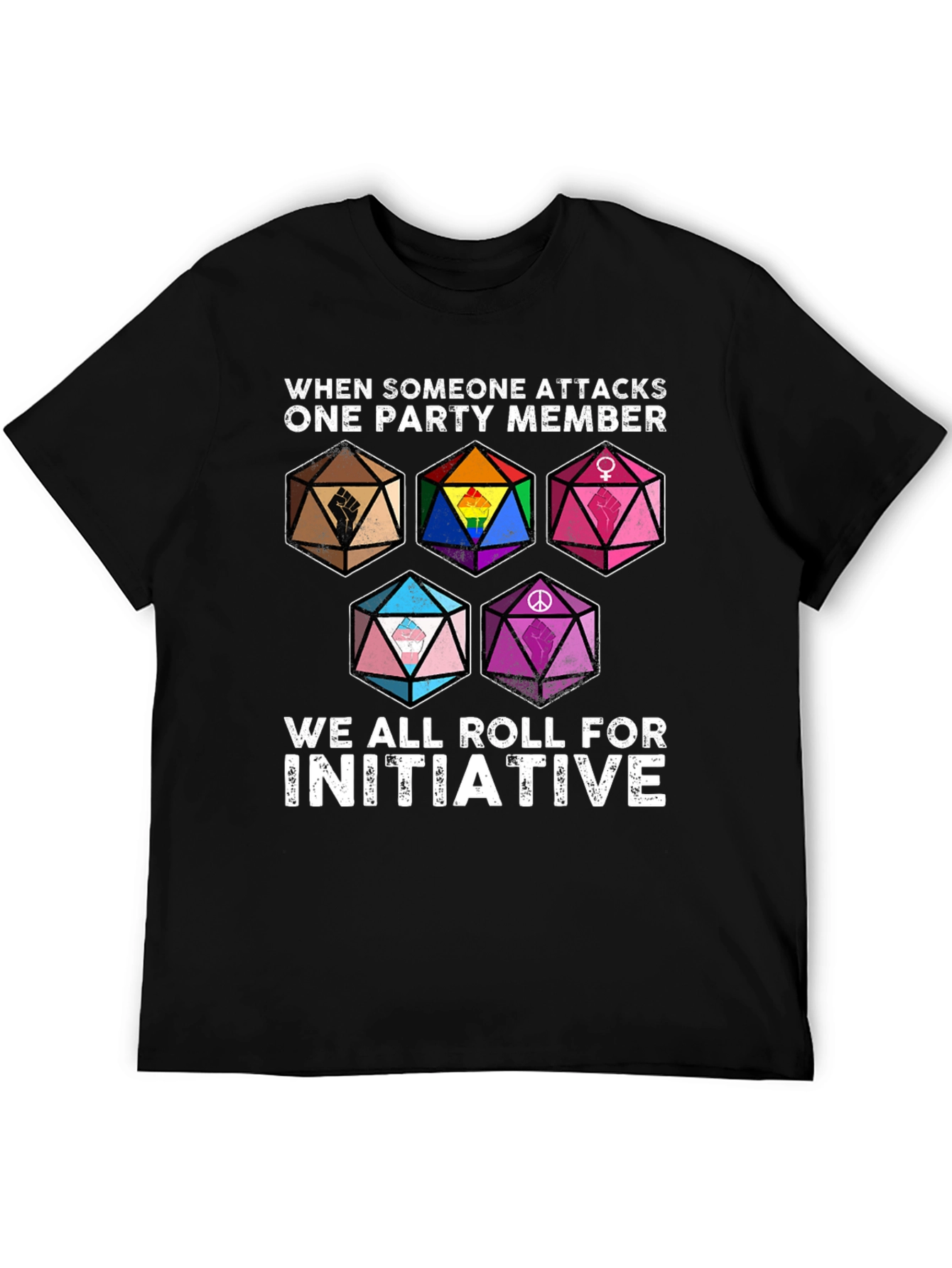 D&D Roll for Initiative Pride T-Shirt