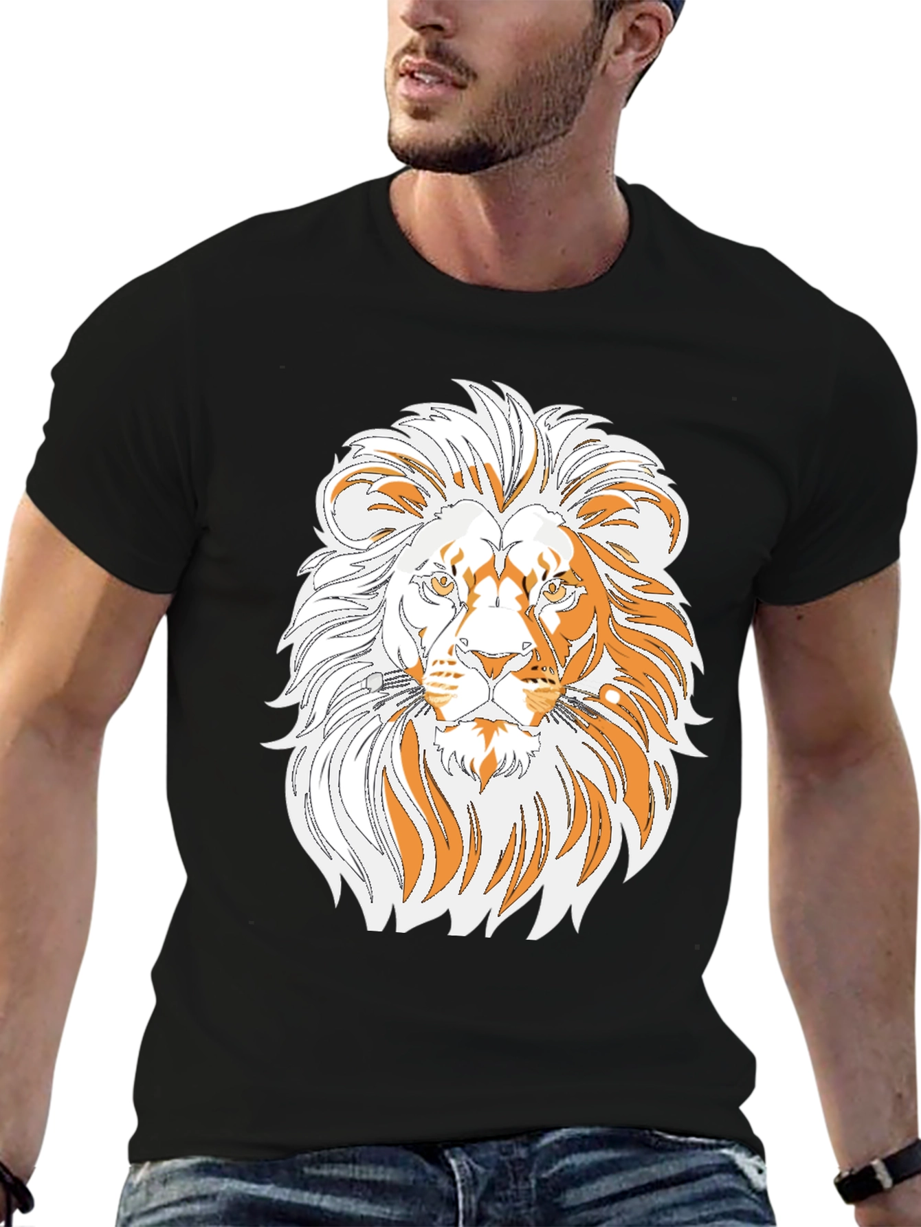 Lion Graphic Tee - Bold Statement T-Shirt