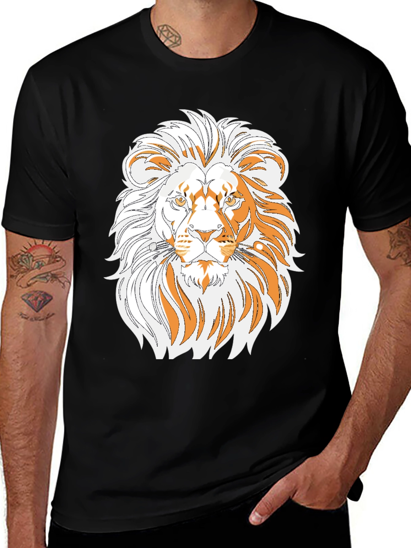 Lion Graphic Tee - Bold Statement T-Shirt