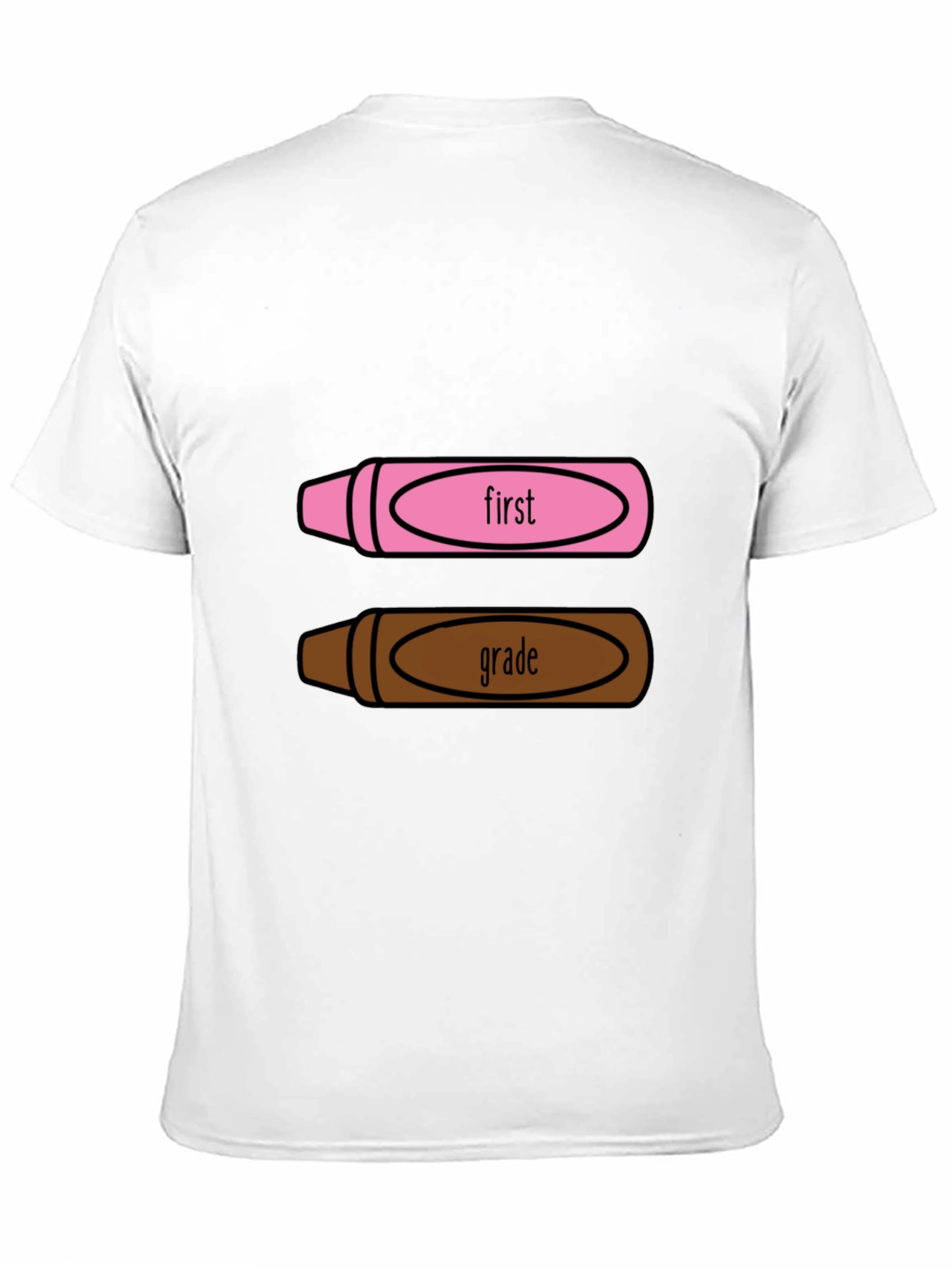 First Grade Crayon T-Shirt - Back to School