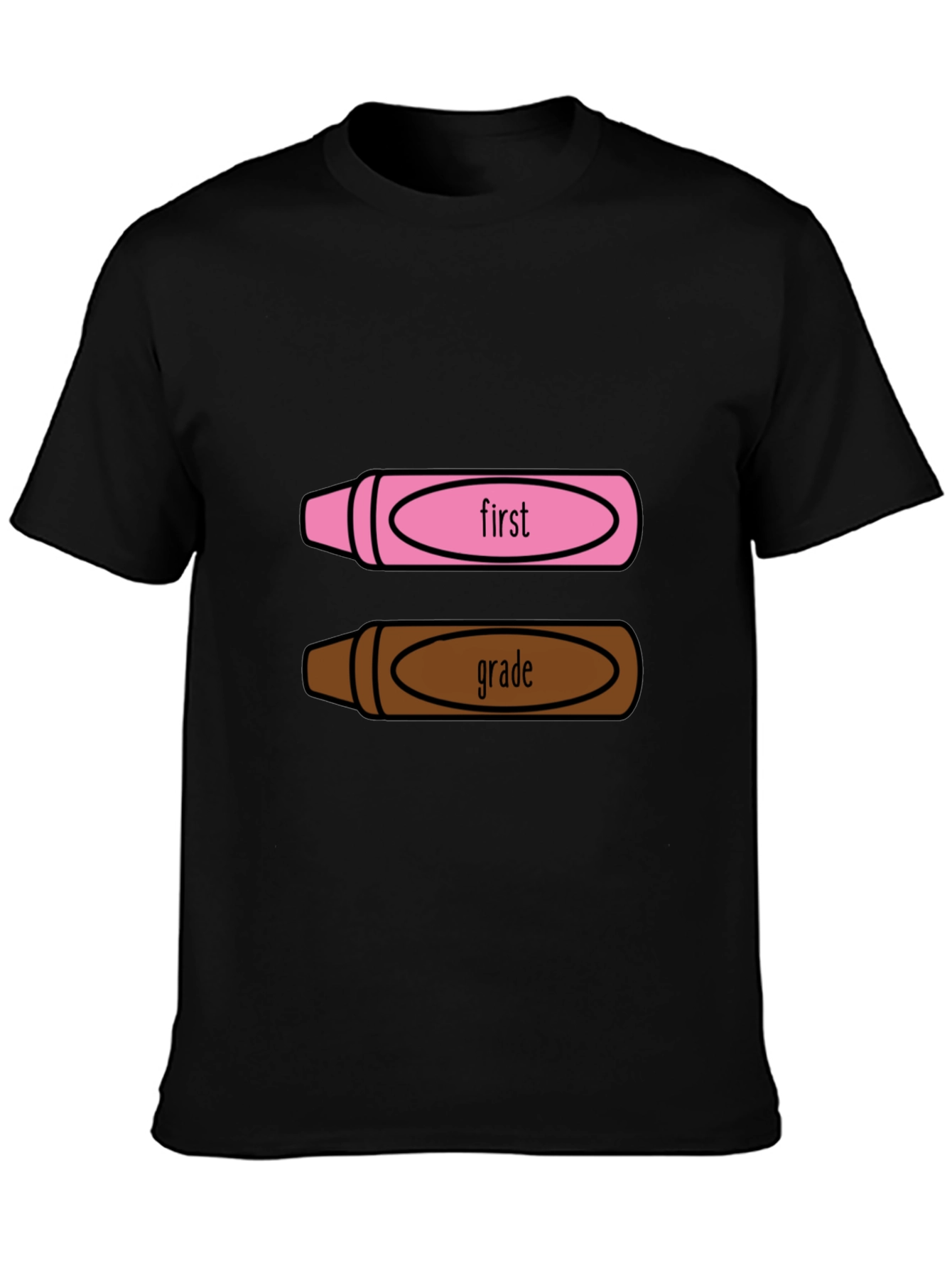 First Grade Crayon T-Shirt - Back to School
