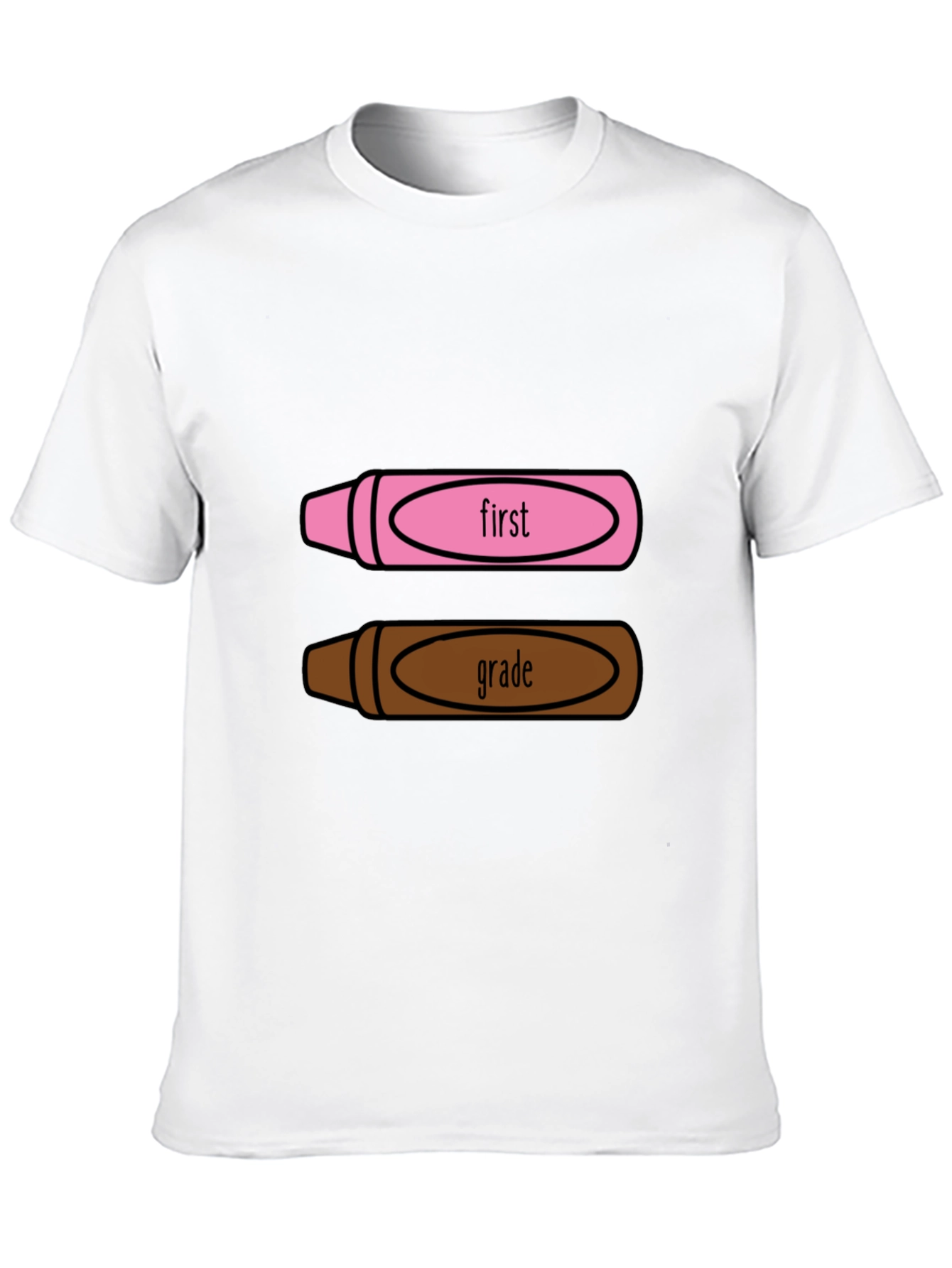 First Grade Crayon T-Shirt - Back to School