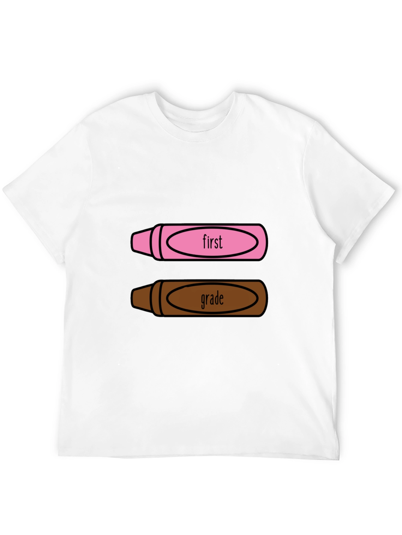 First Grade Crayon T-Shirt - Back to School