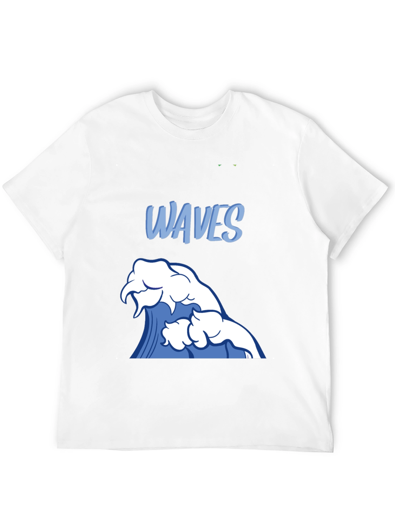Waves Graphic Black T-Shirt - Surfer Style Tee
