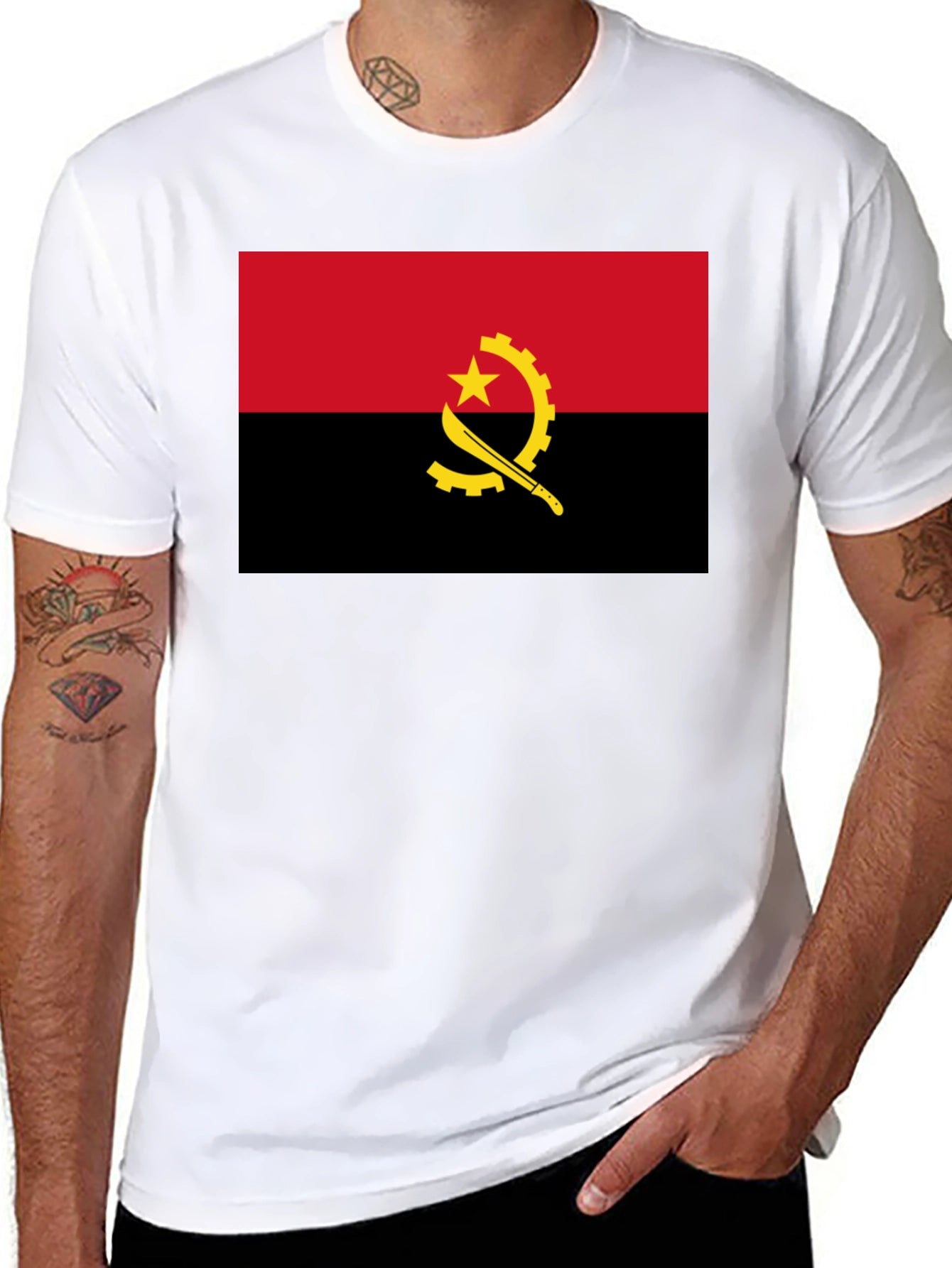 Angola Flag T-Shirt: National Pride Tee
