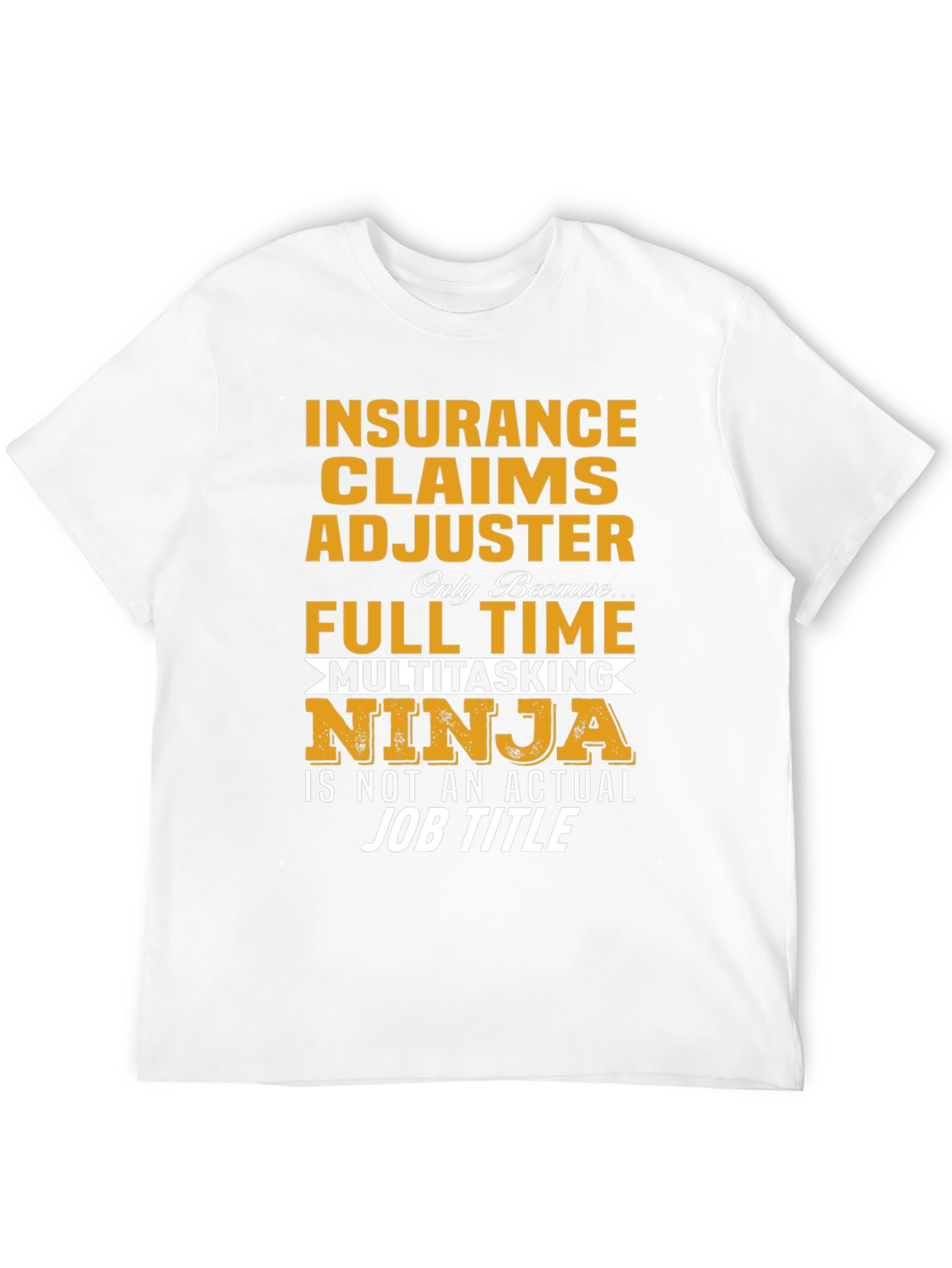 Insurance Adjuster Ninja T-Shirt