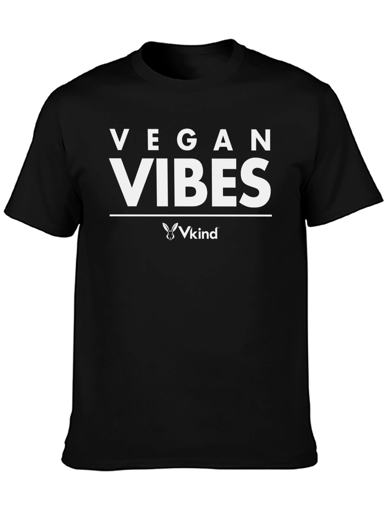 Vegan Vibes T-Shirt - Black Unisex Tee