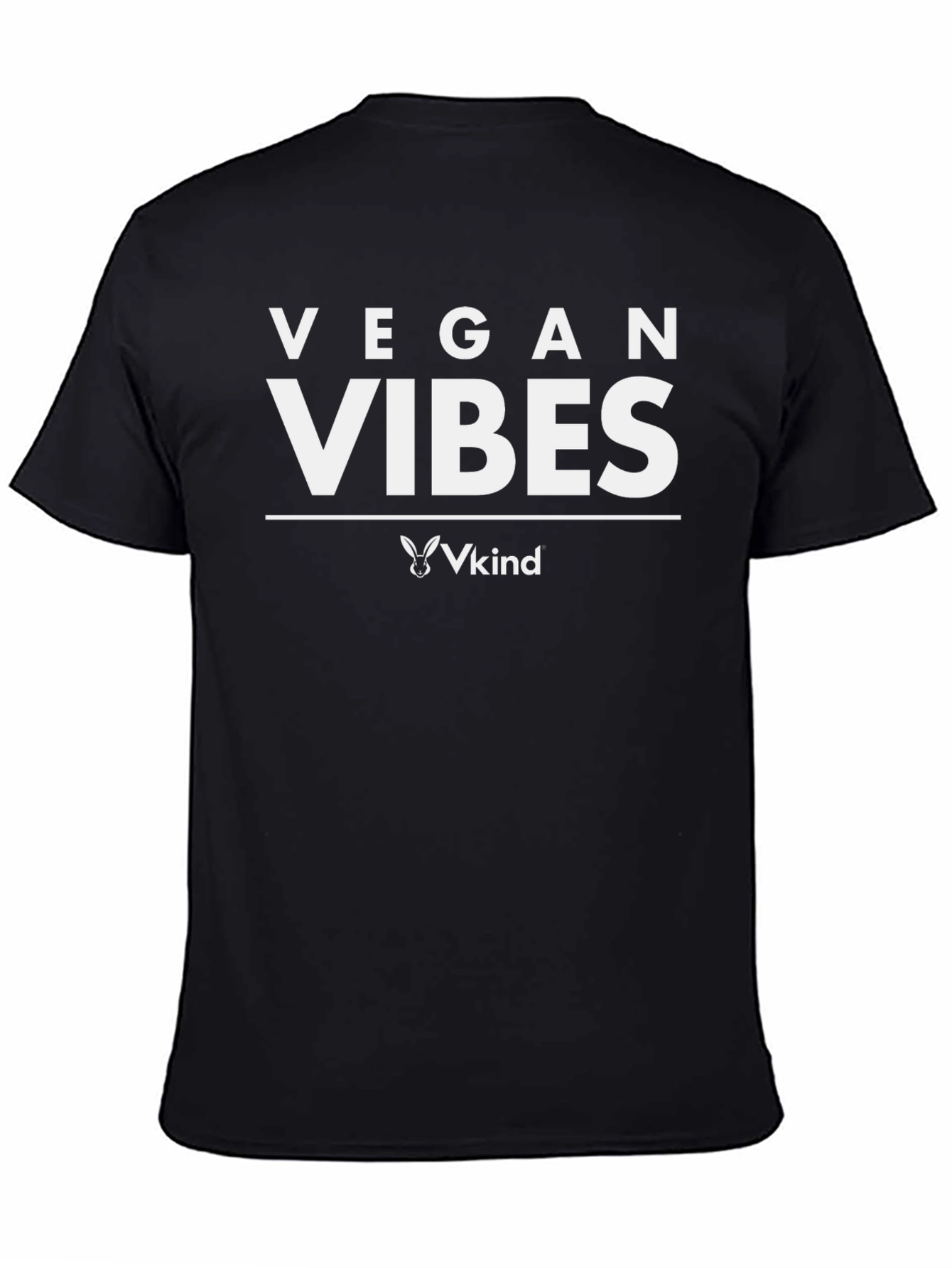 Vegan Vibes T-Shirt - Black Unisex Tee
