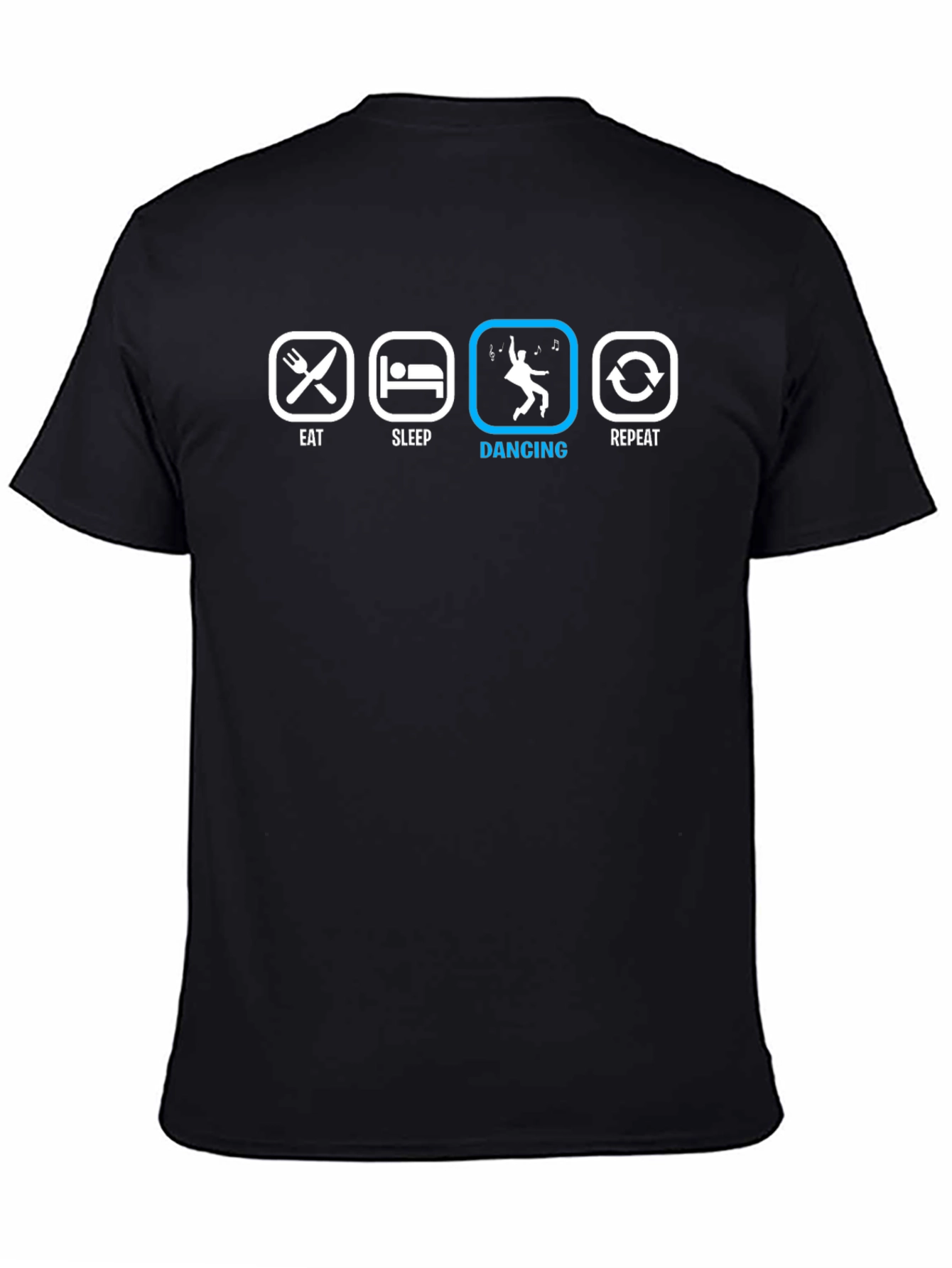 Eat Sleep Dancing Repeat Black T-Shirt