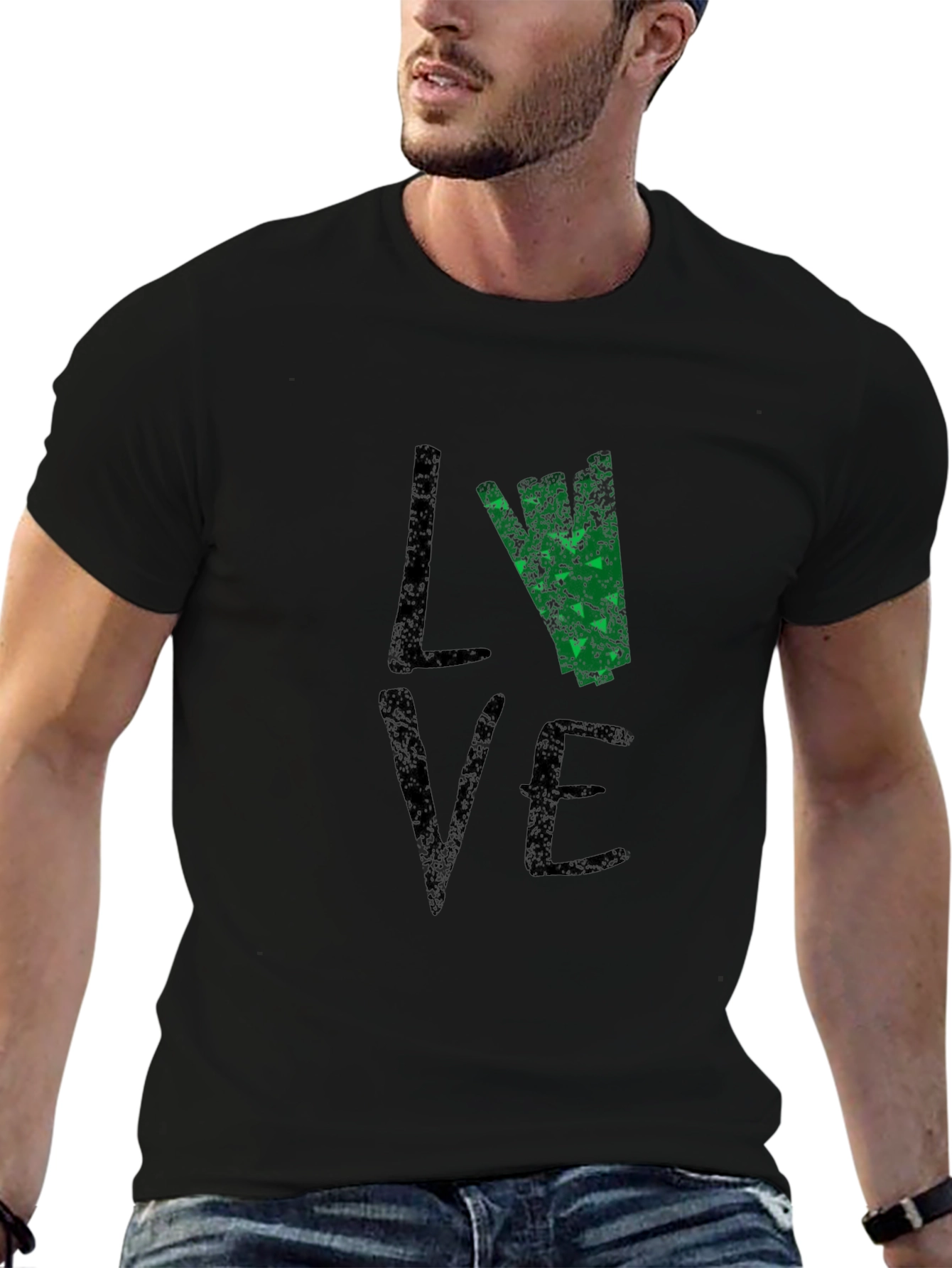 Love Vermont Graphic Tee - Black