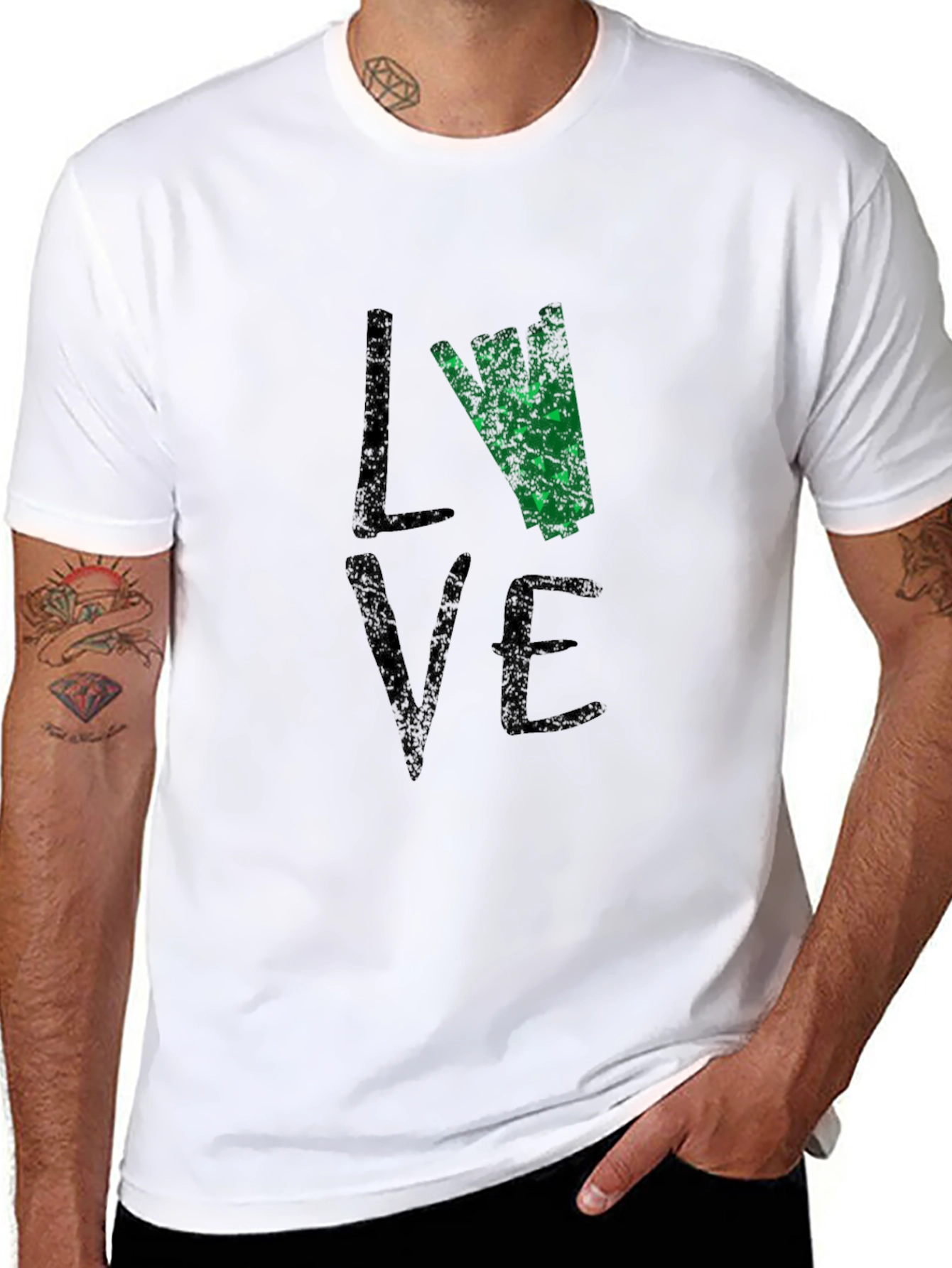 Love Vermont Graphic Tee - Black
