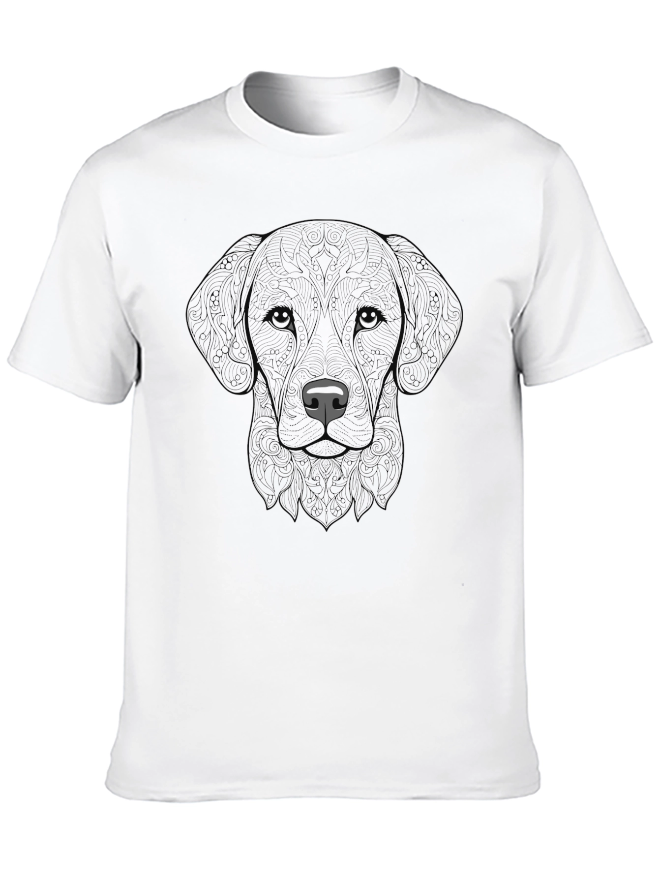 Black Labrador Dog Graphic T-Shirt