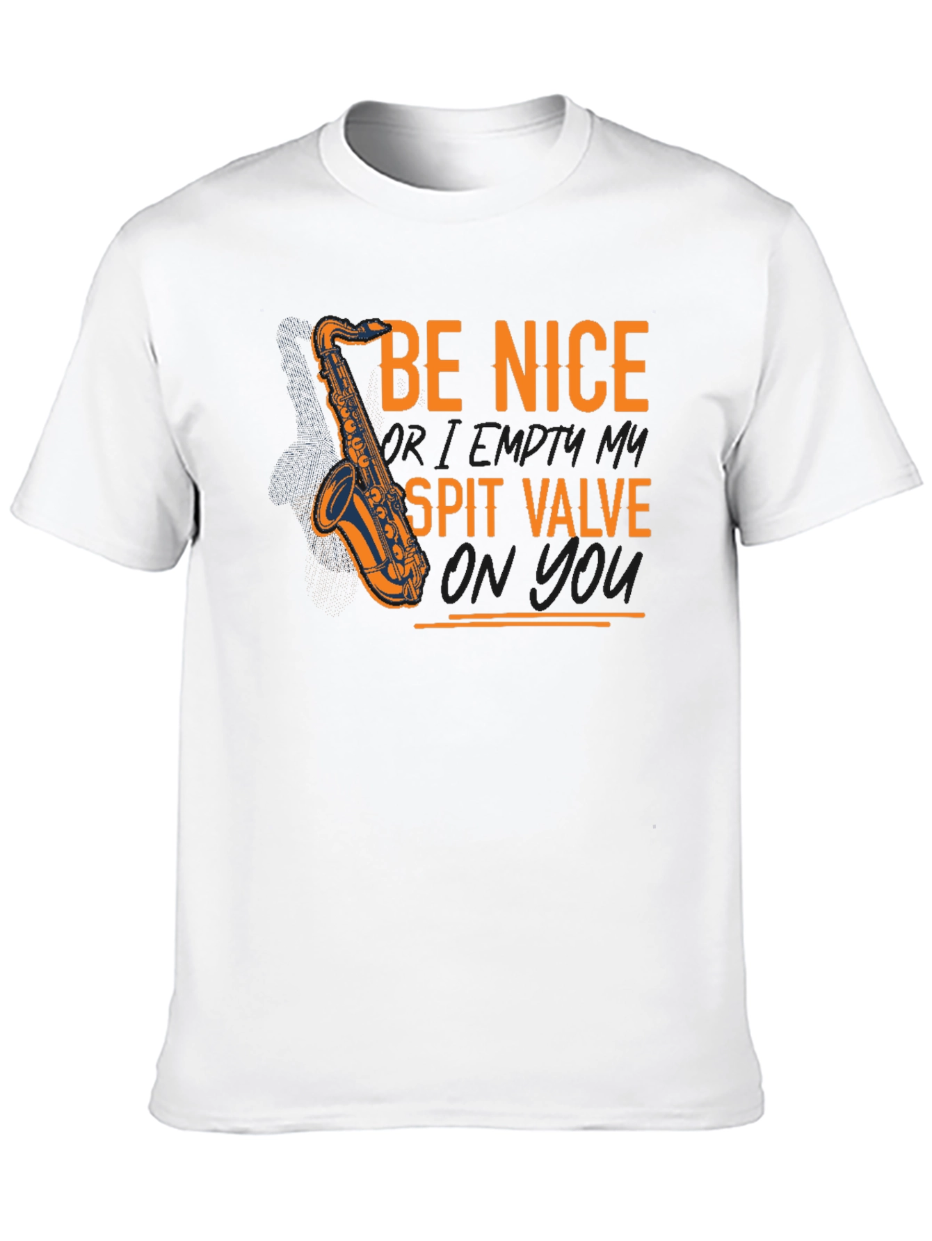 Be Nice Saxophone Black T-Shirt