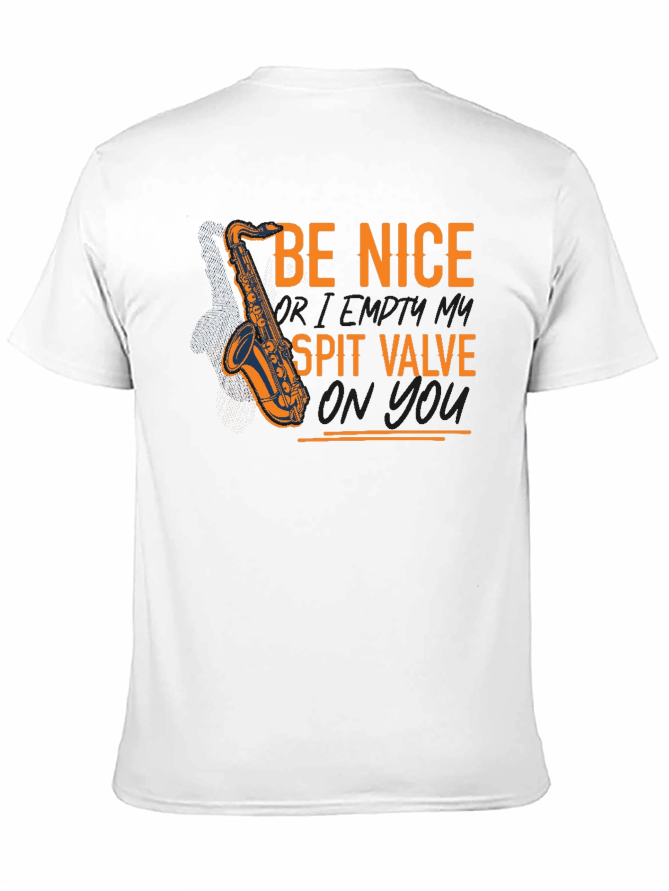 Be Nice Saxophone Black T-Shirt