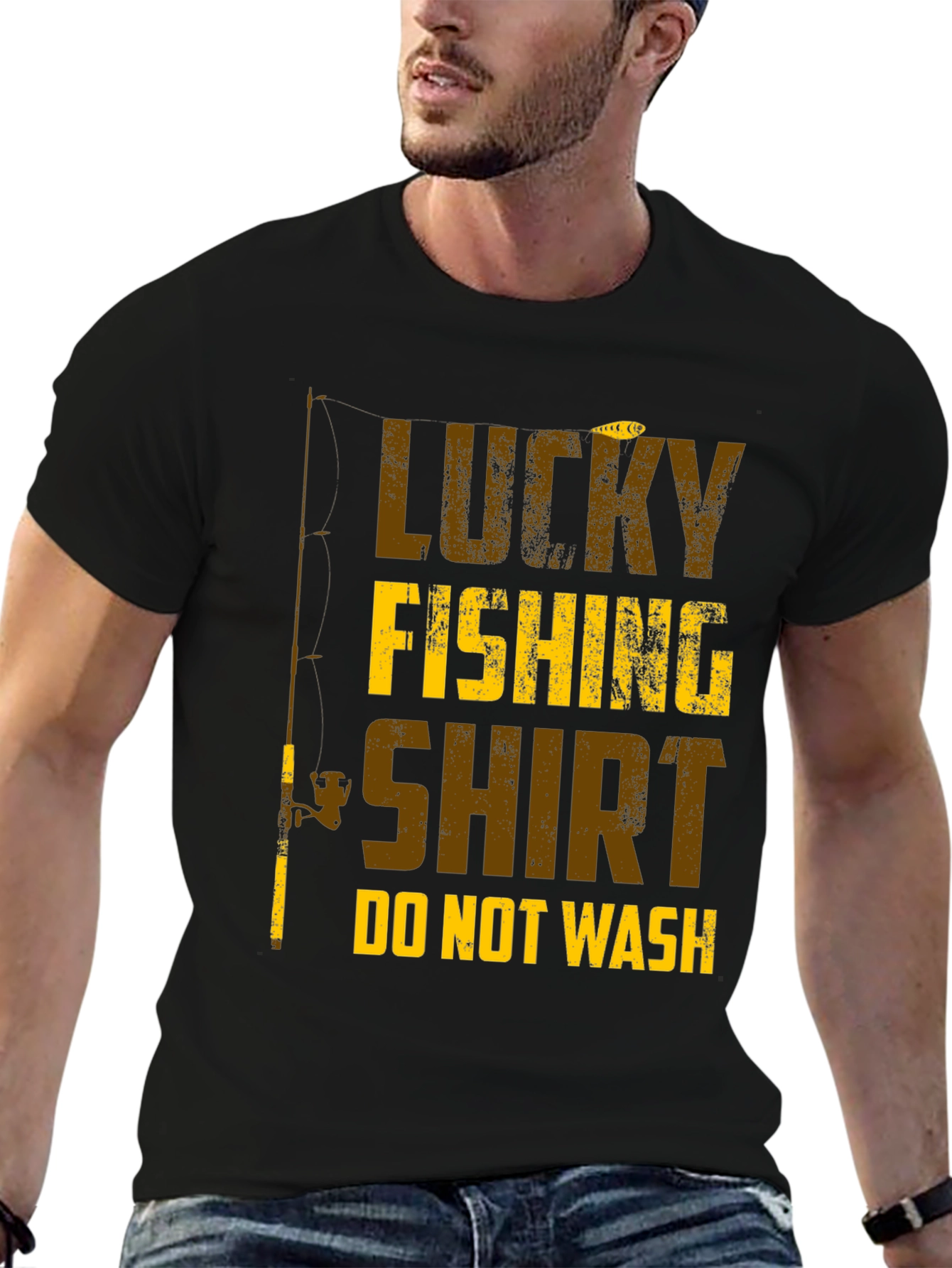 Lucky Fishing Shirt - Novelty Fisherman Gift